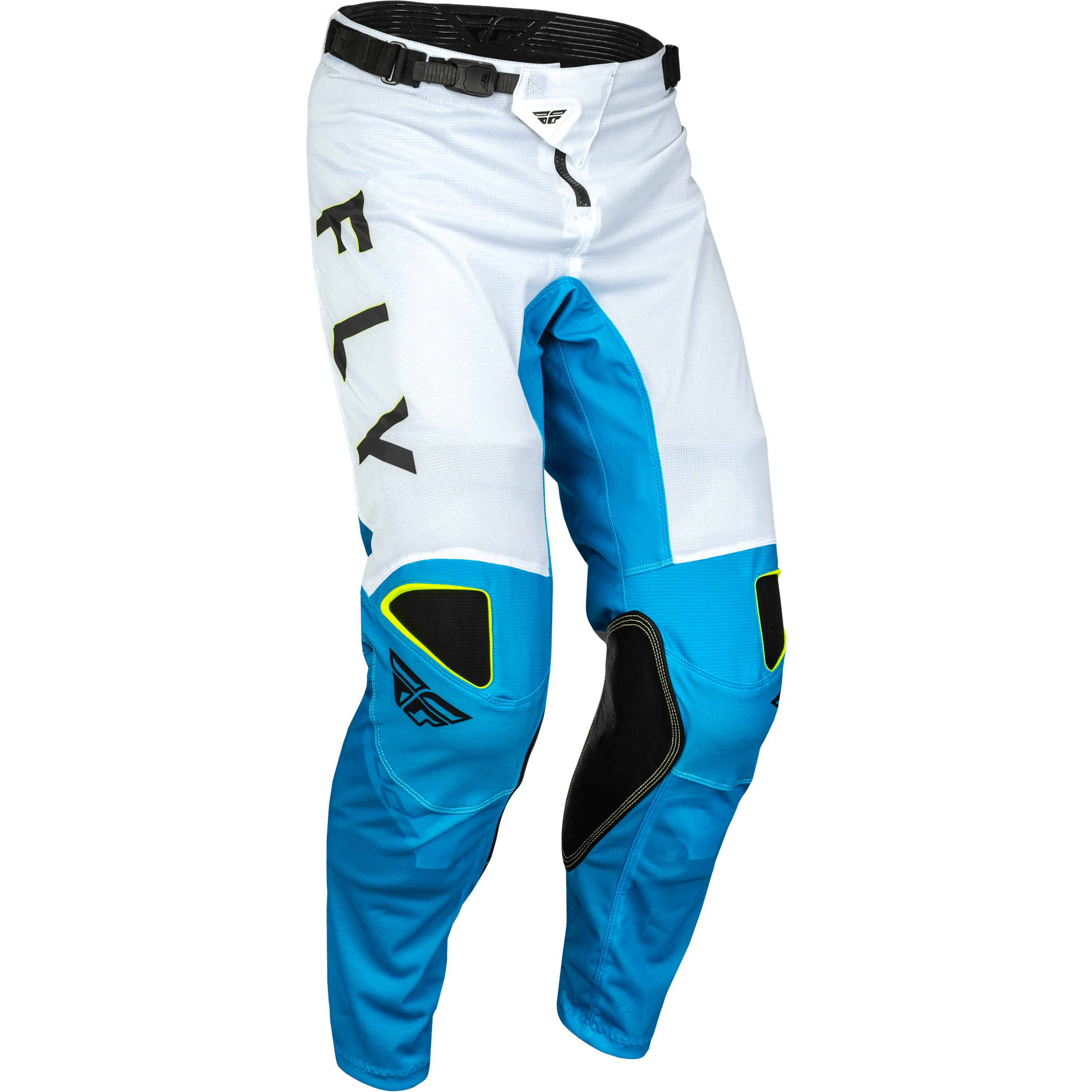 FLY RACING KINETIC MESH KORE PANTS BLUE/WHITE/HI-VIS SZ 36