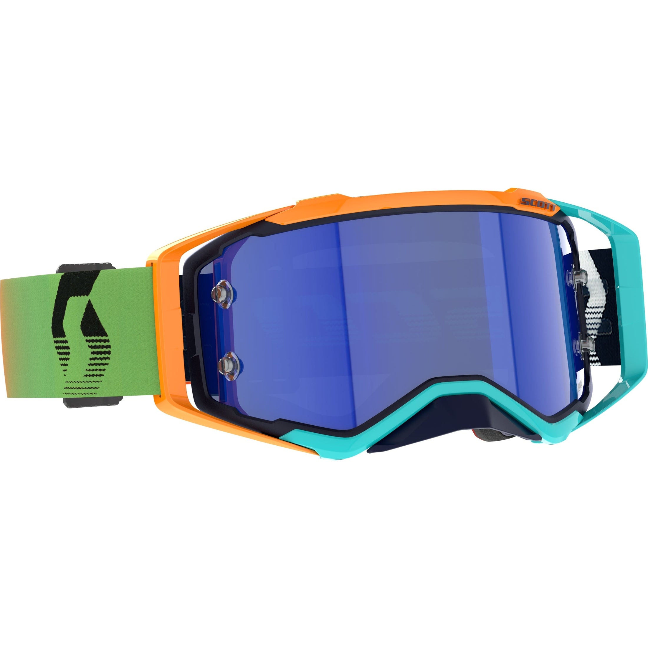 SCOTT PROSPECT AMP GOGGGLE BLUE/ORANGE BLUE CHROME WORKS