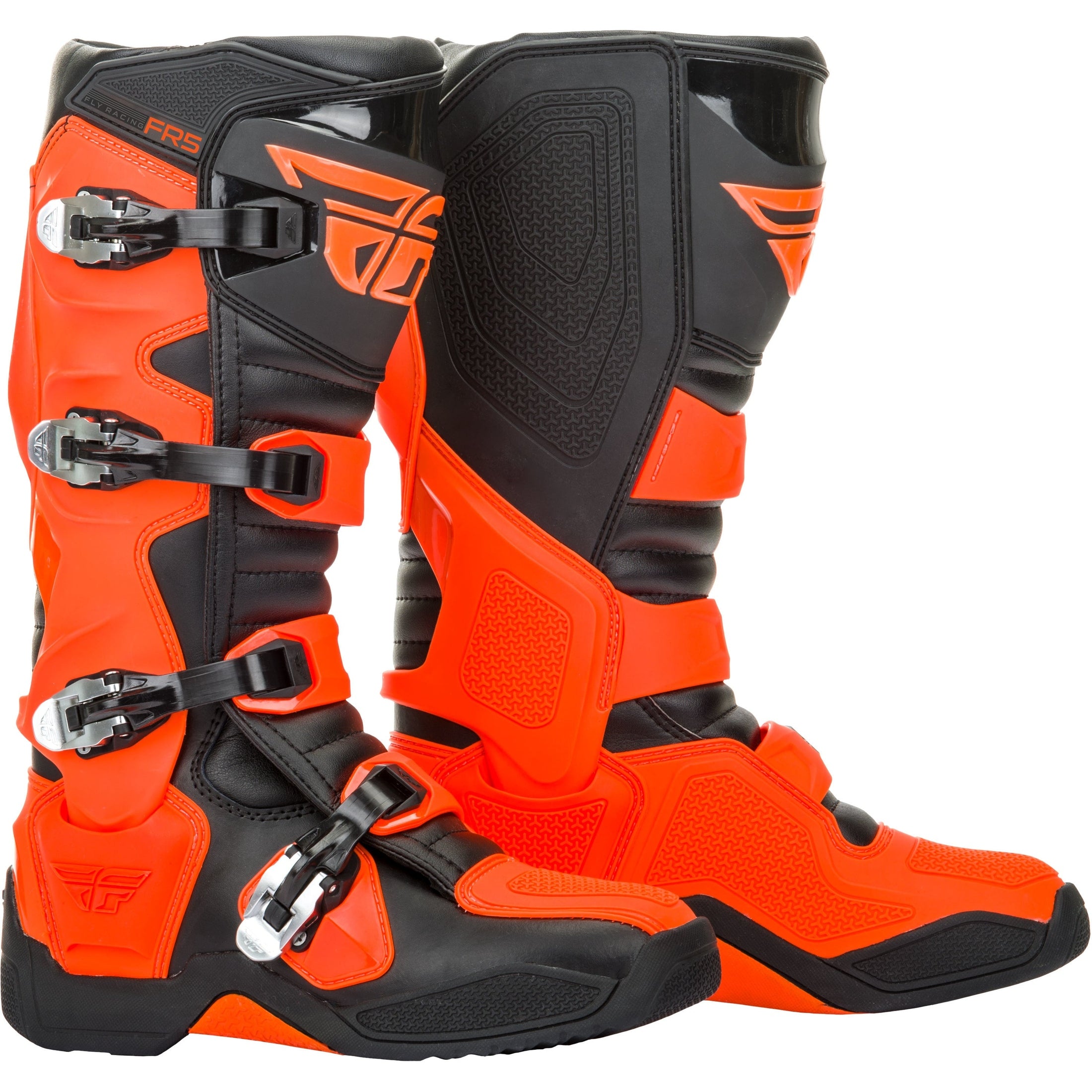 FLY RACING FR5 BOOTS ORANGE SZ 07