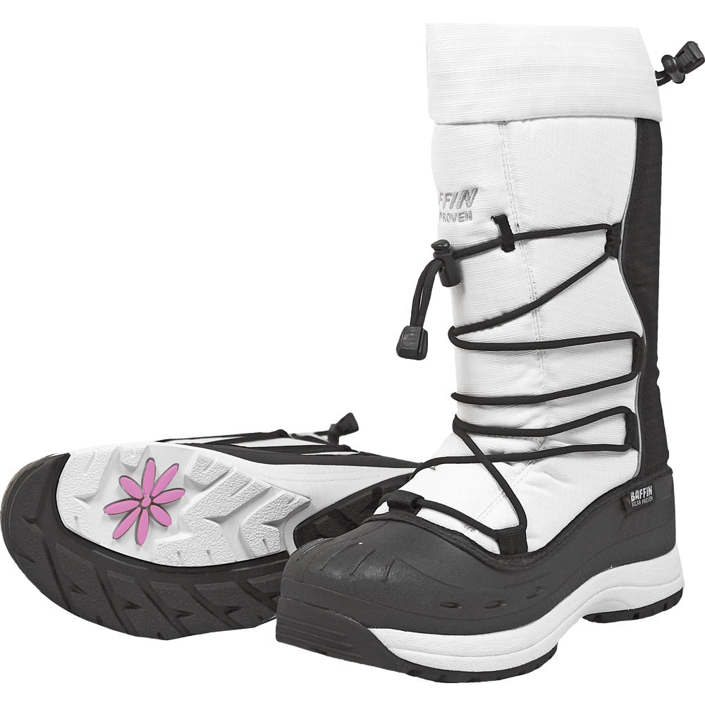 BAFFIN SNOGOOSE WOMENS BOOTS WHITE SZ 10