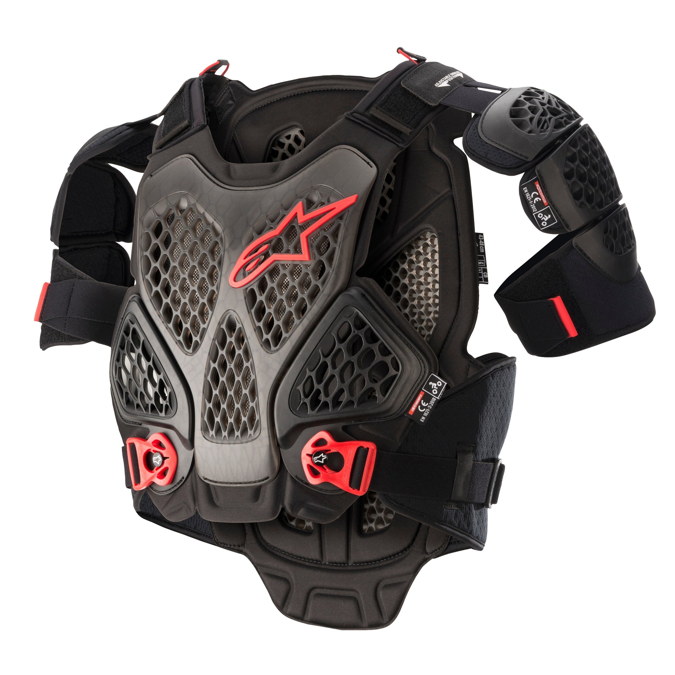 ALPINESTARS A-6 CHEST PROTECTOR BLACK/ANTHRACITE MD/LG