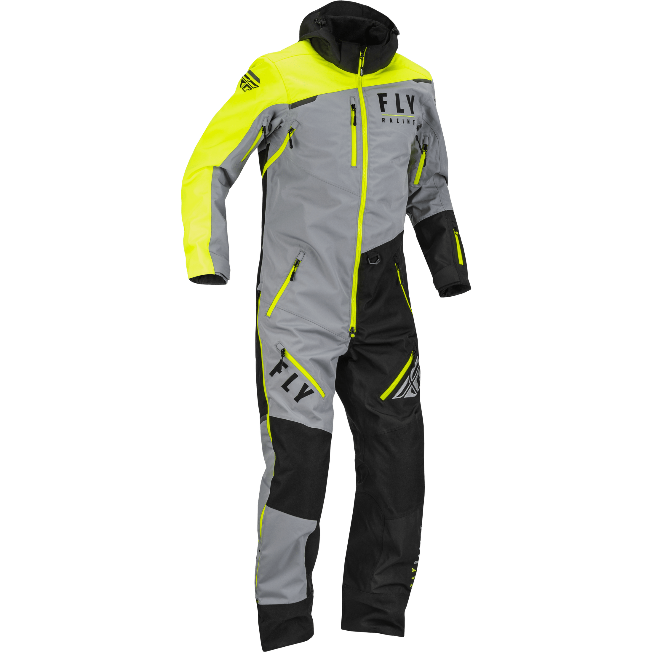 FLY RACING COBALT SHELL MONOSUIT BLACK/GREY/HI-VIS SM