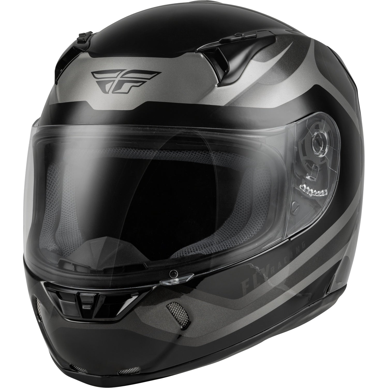 FLY RACING REVOLT RUSH HELMET GREY/BLACK XS