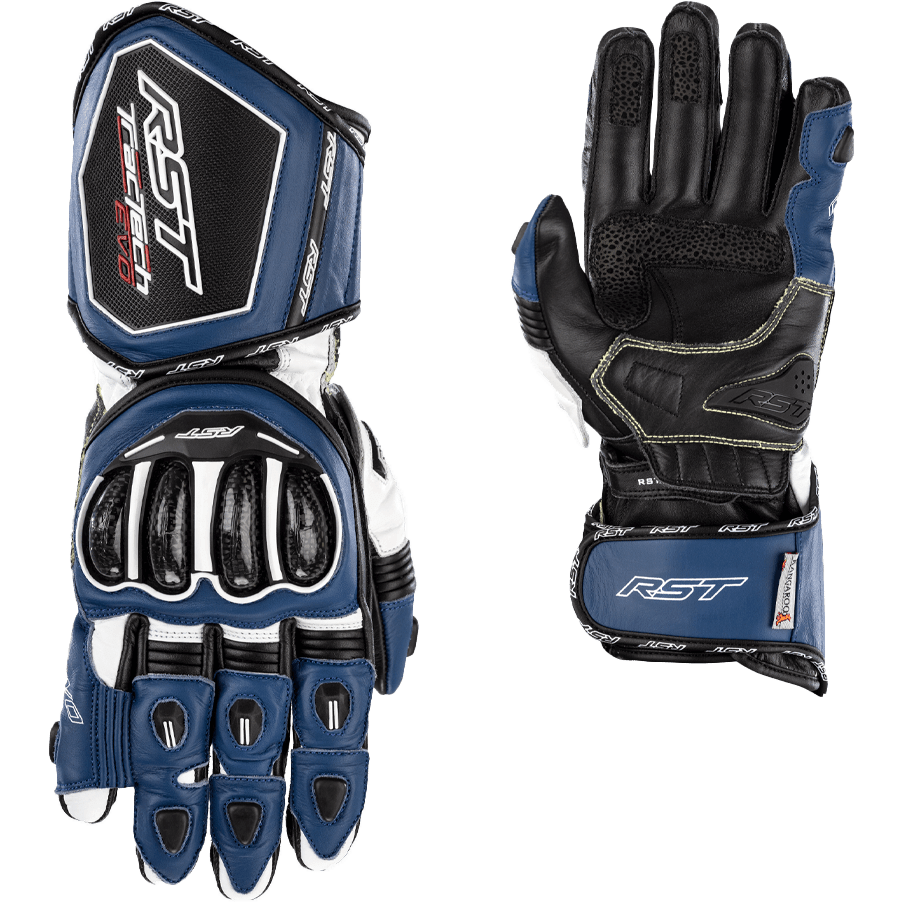 RST TRACTECH EVO 4 CE GLOVE BLUE/WHITE/BLACK MD