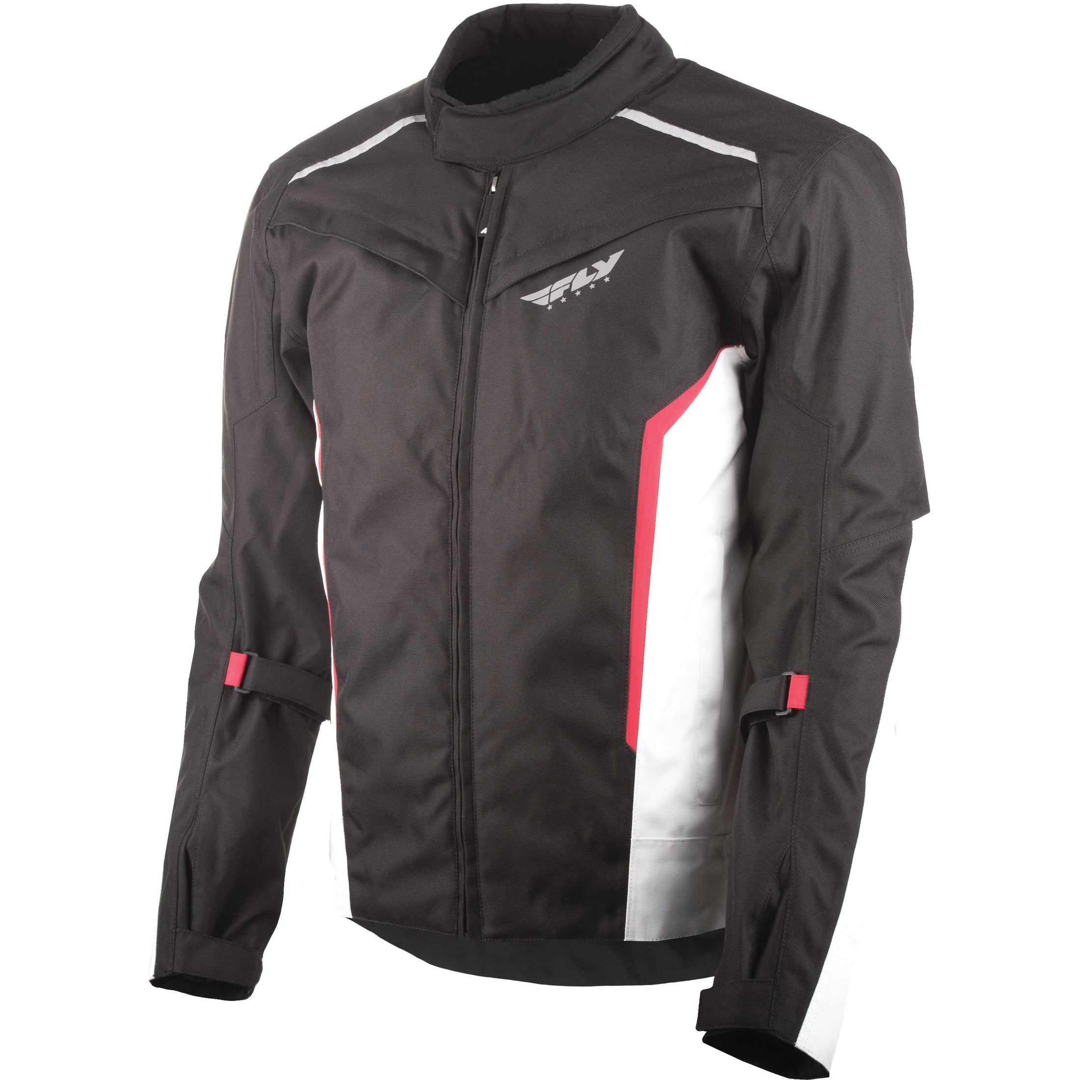 FLY RACING BASELINE JACKET BLACK/WHITE/RED MD