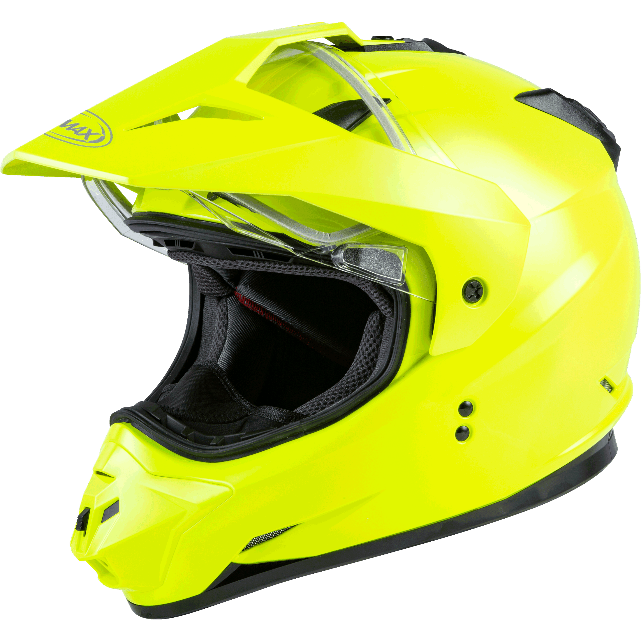 GMAX GM-11S DUAL-SPORT SNOW HELMET HI-VIS XS