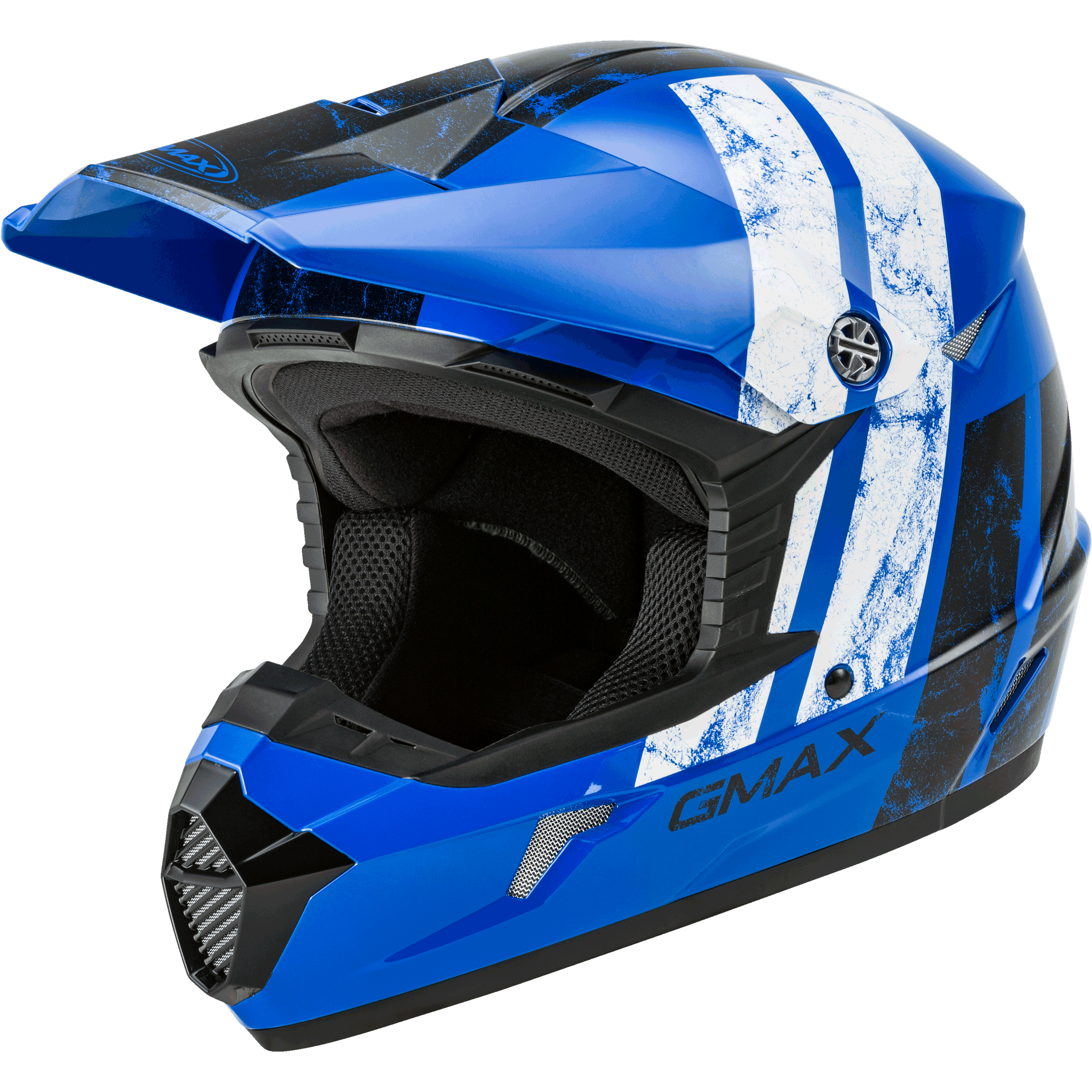GMAX MX-46 OFF-ROAD DOMINANT HELMET BLUE/BLACK/WHITE XL