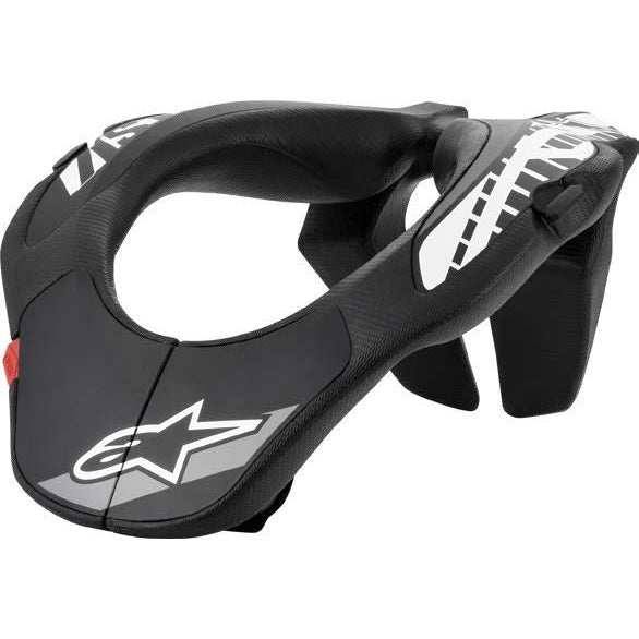 ALPINESTARS YOUTH NECK SUPPORT BLACK/WHITE