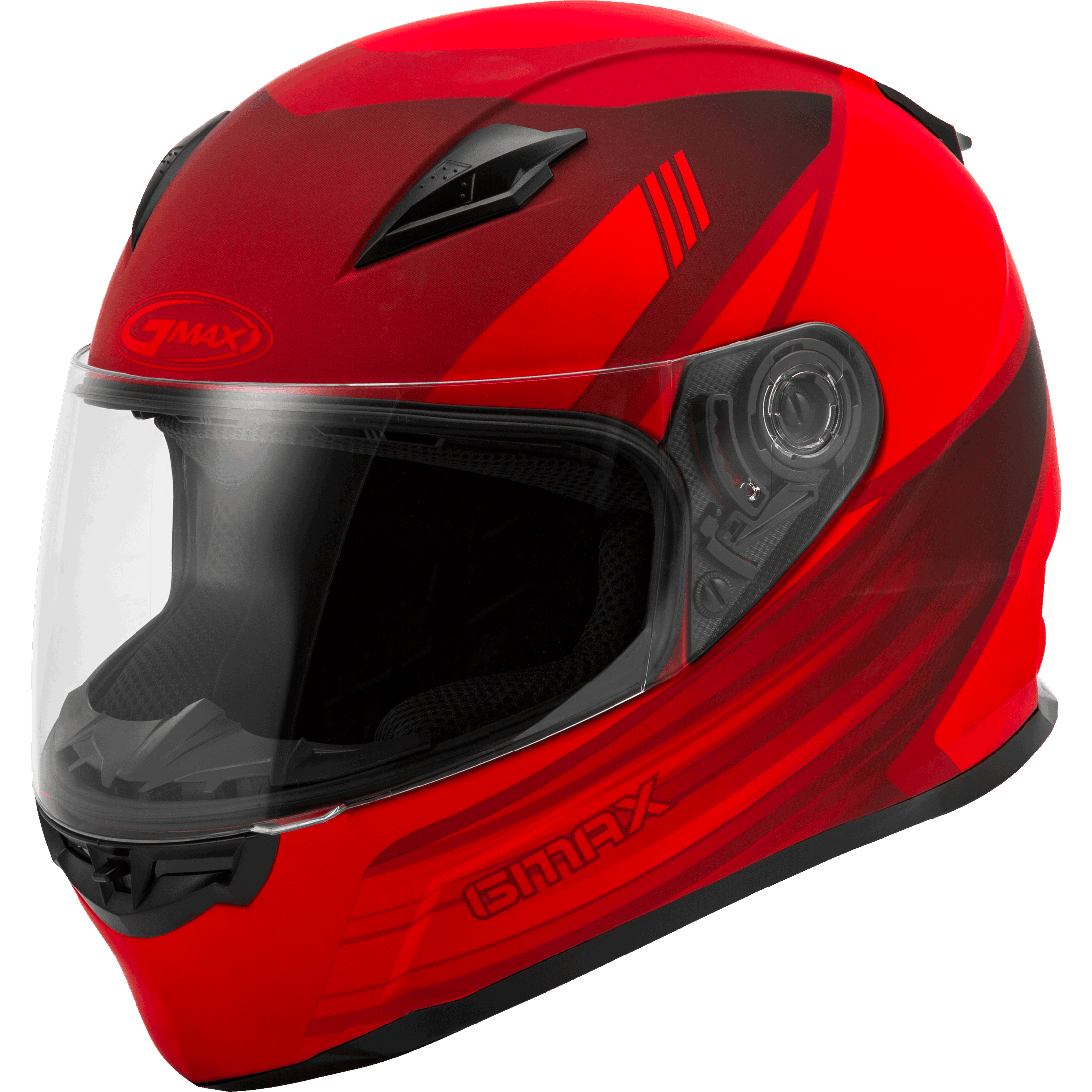 GMAX FF-49 FULL-FACE DEFLECT HELMET MATTE RED/BLACK 3X