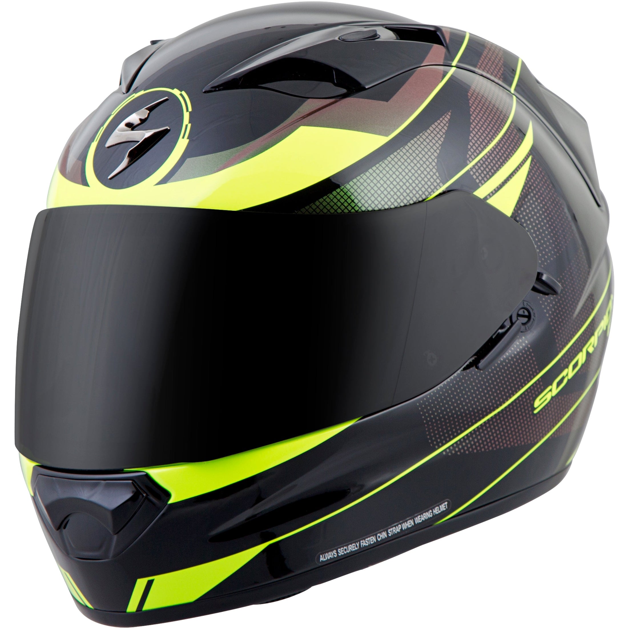 SCORPION EXO EXO-T1200 FULL FACE HELMET MAINSTAY BLACK/NEON XL