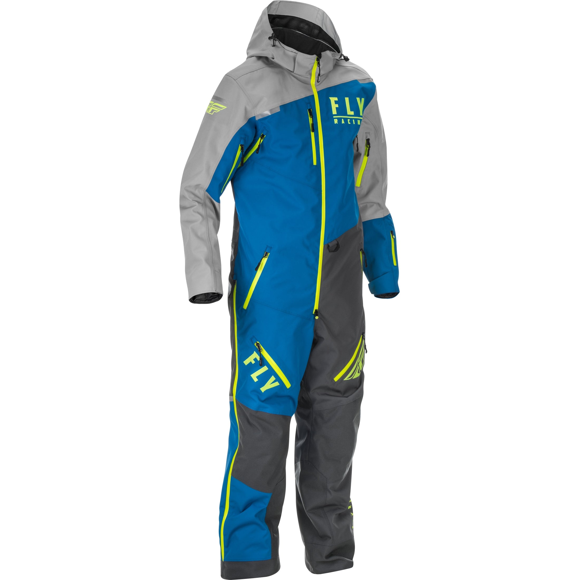 FLY RACING COBALT MONOSUIT SHELL BLUE/GREY/HI-VIS LG