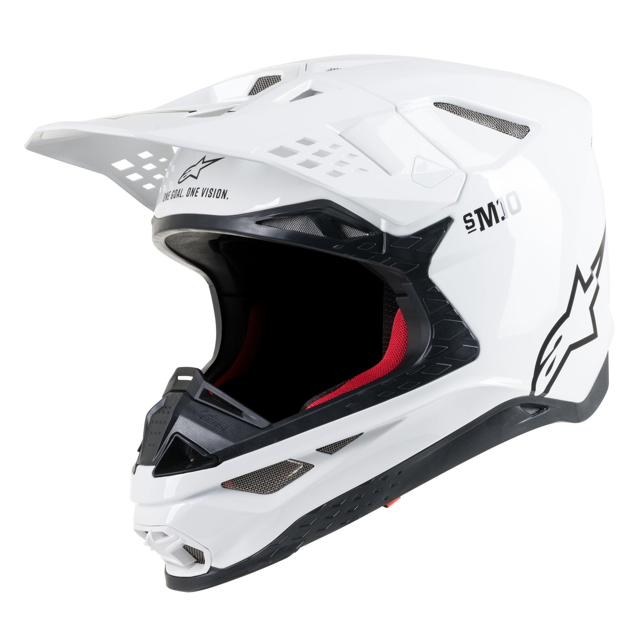 ALPINESTARS S.TECH S-M10 SOLID HELMET WHITE XL