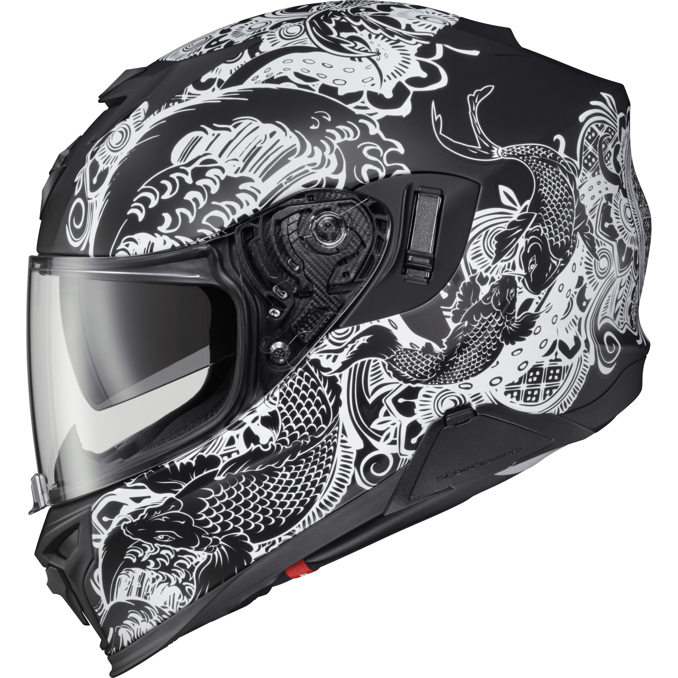 SCORPION EXO EXO-T520 HELMET NAMA-SUSHI BLACK/WHITE LG