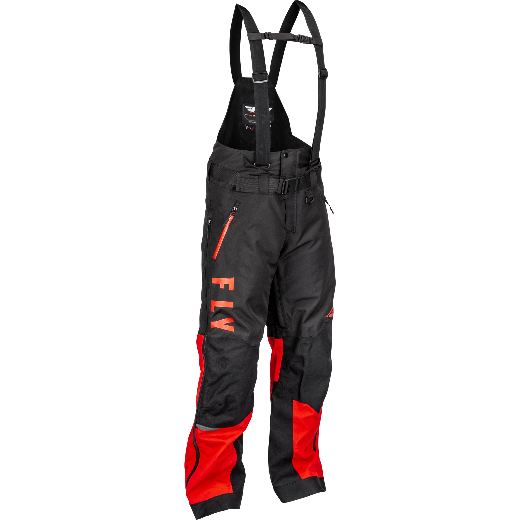 FLY RACING CARBON BIB BLACK/RED 2X