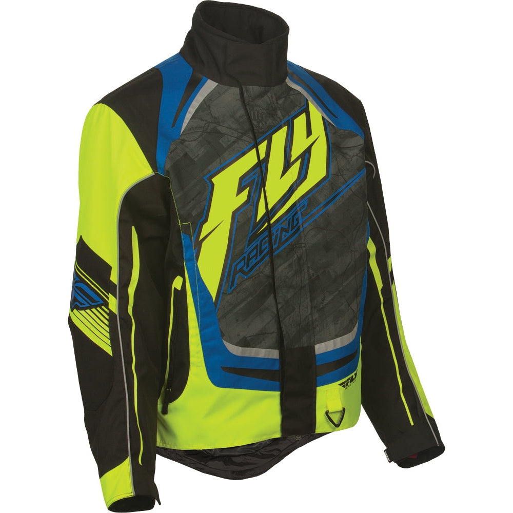 FLY RACING SNX PRO JACKET XS HI-VIS/BLUE