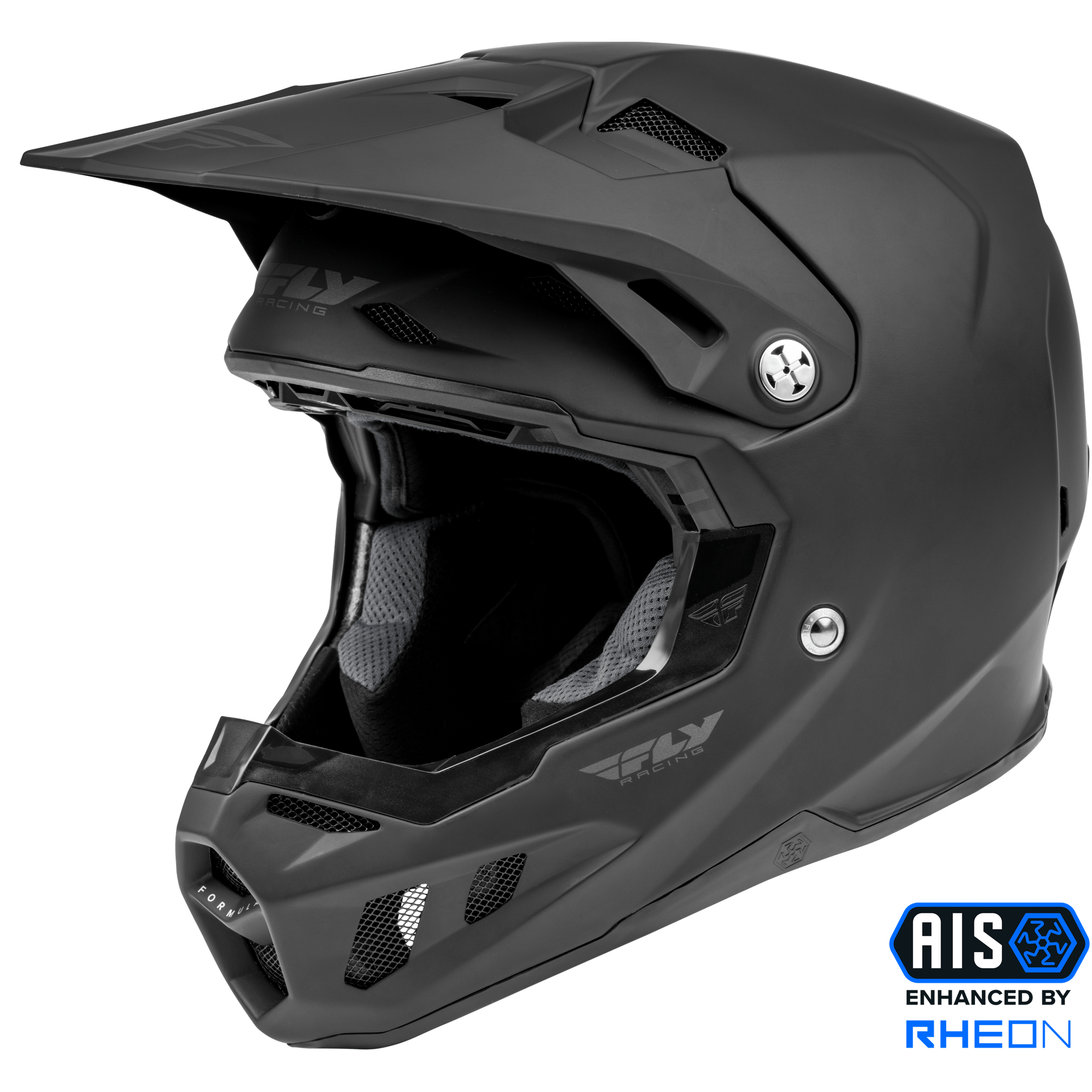 FLY RACING FORMULA CC SOLID HELMET MATTE BLACK SM
