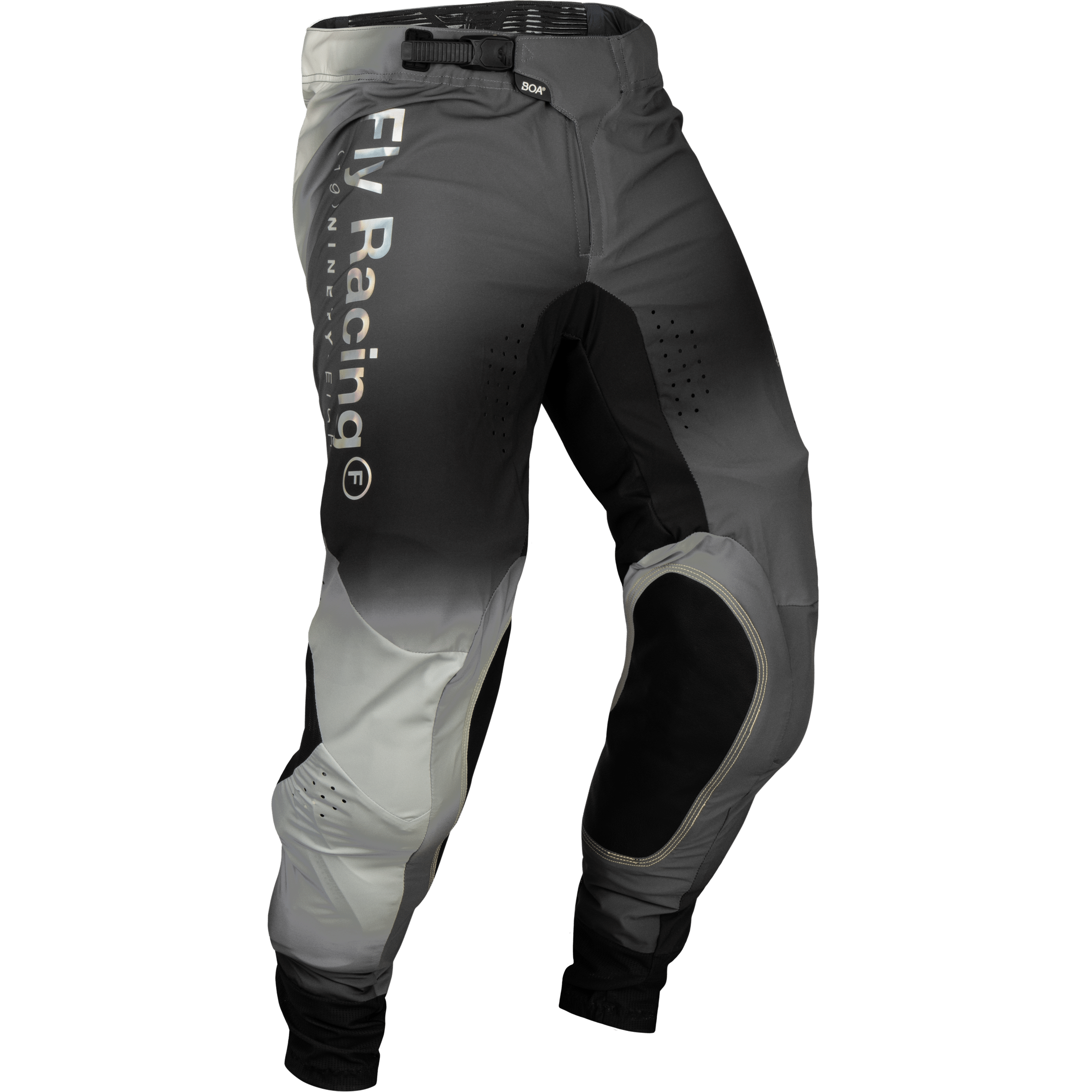 FLY RACING LITE SE LEGACY PANTS LIGHT GREY/BLACK SZ 28