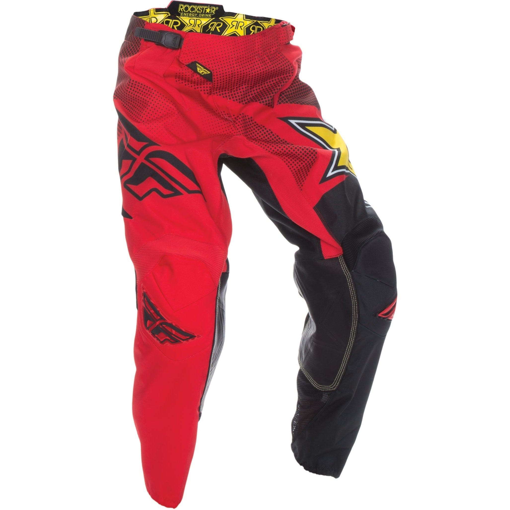 FLY RACING KINETIC ROCKSTAR PANT RED/BLACK SZ 38