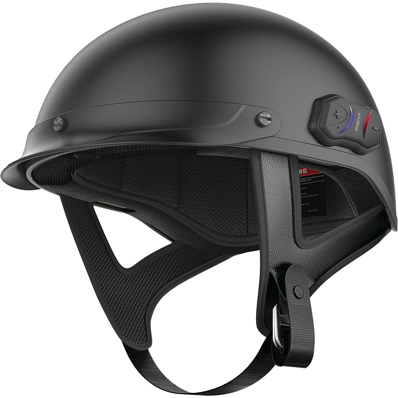 SENA CAVALRY LITE BLUETOOTH HALF HELMET MATTE BLACK XL