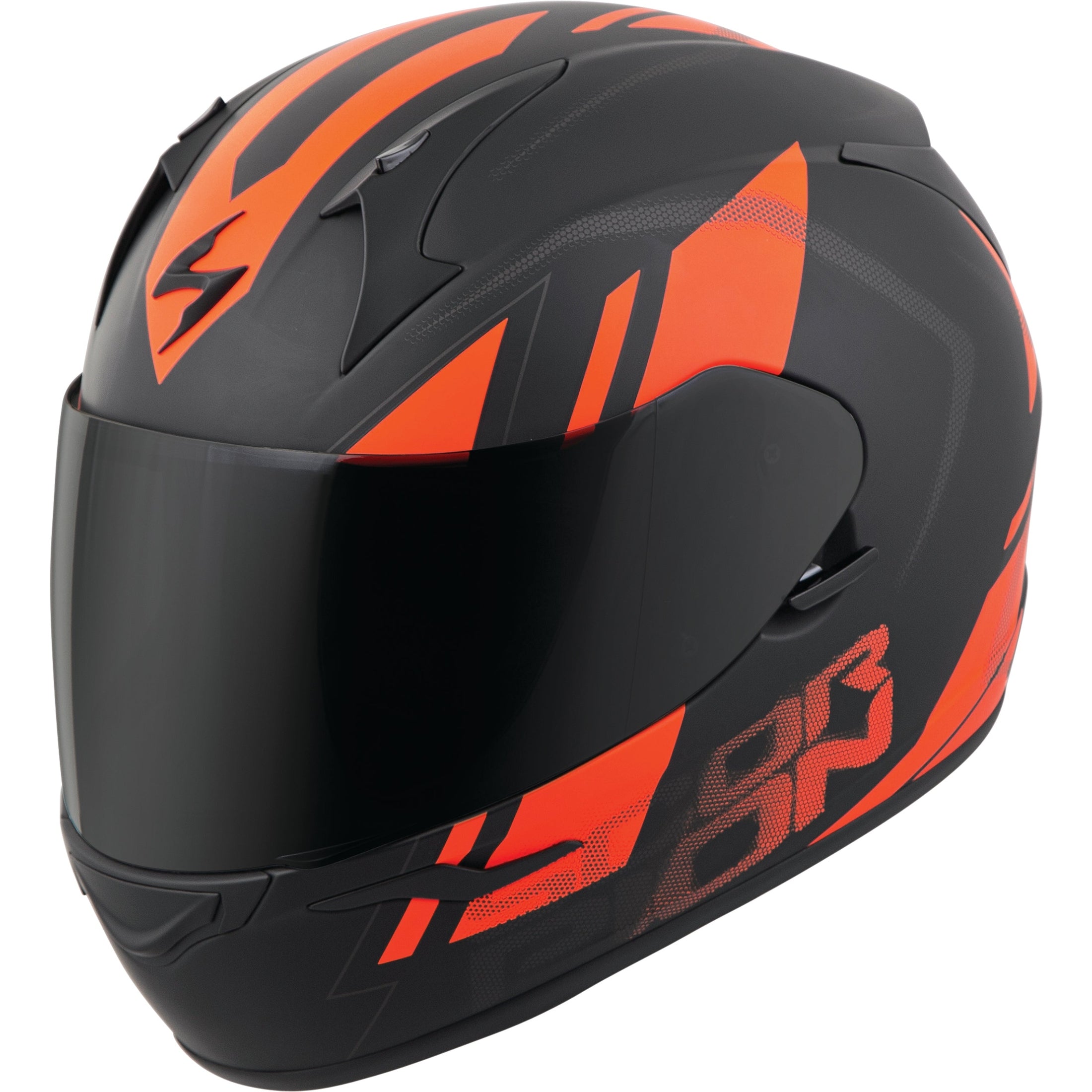 SCORPION EXO EXO-R320 FULL-FACE HELMET ENDEAVOR BLACK/ORANGE 2X