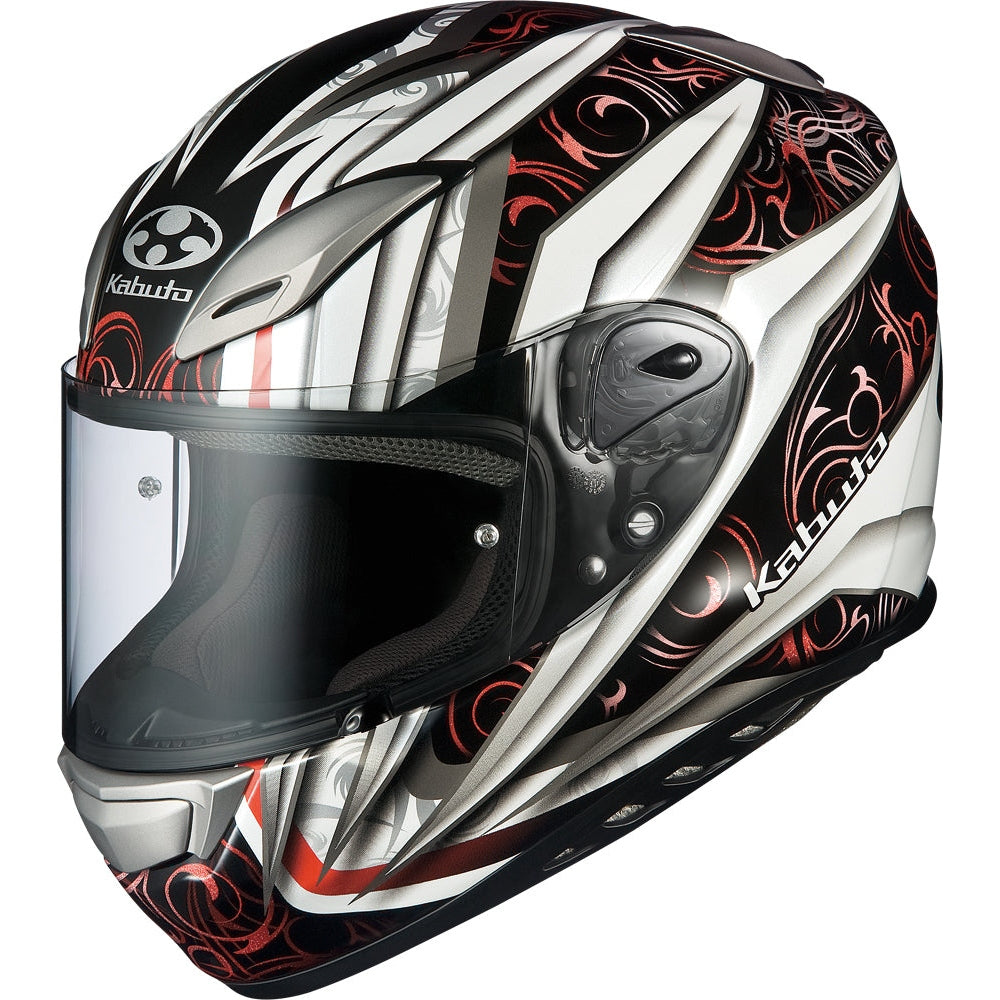 KABUTO AEROBLADE III ROVENTE HELMET WHITE/RED S