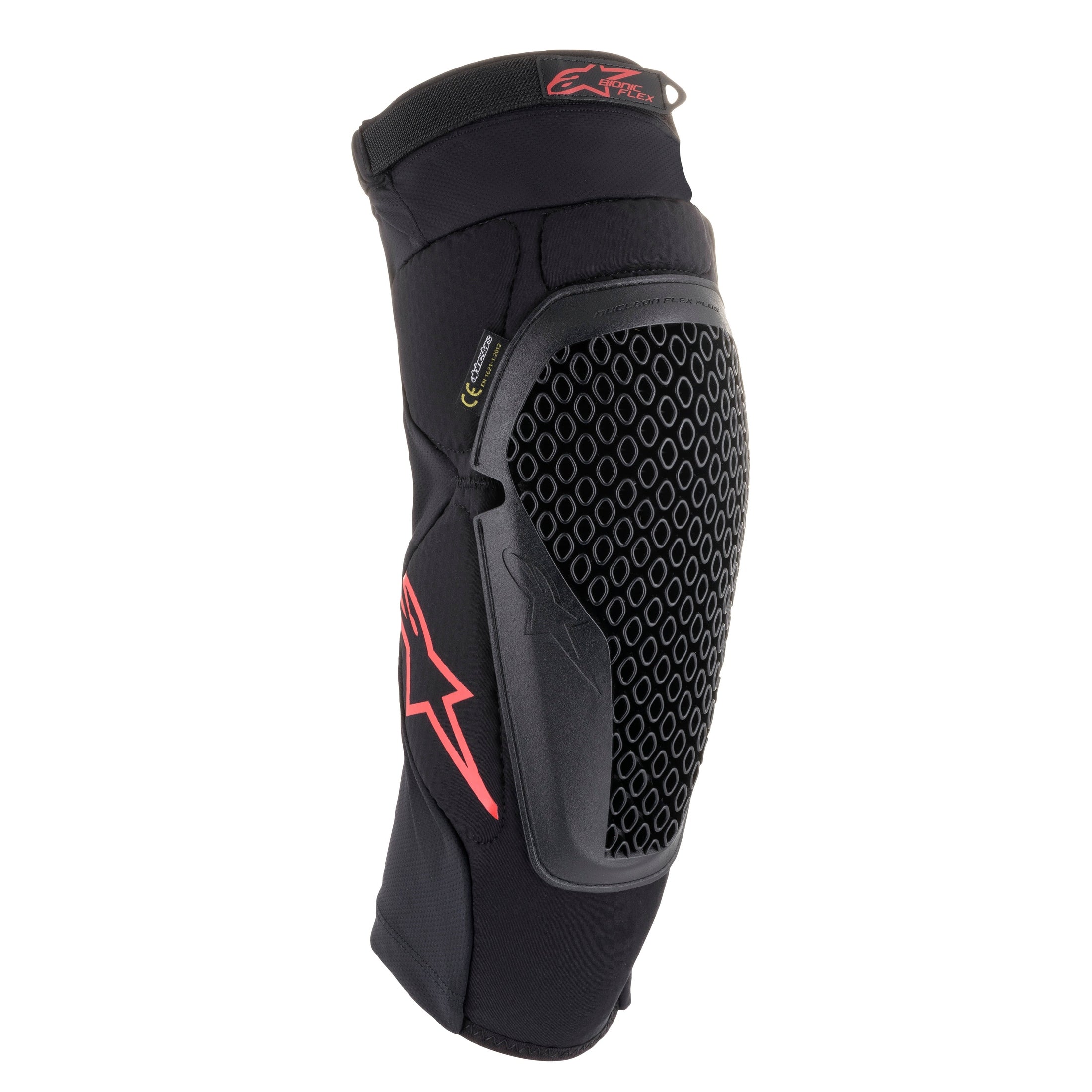 ALPINESTARS BIONIC FLEX KNEE PROTECTOR BLACK/RED LG/XL