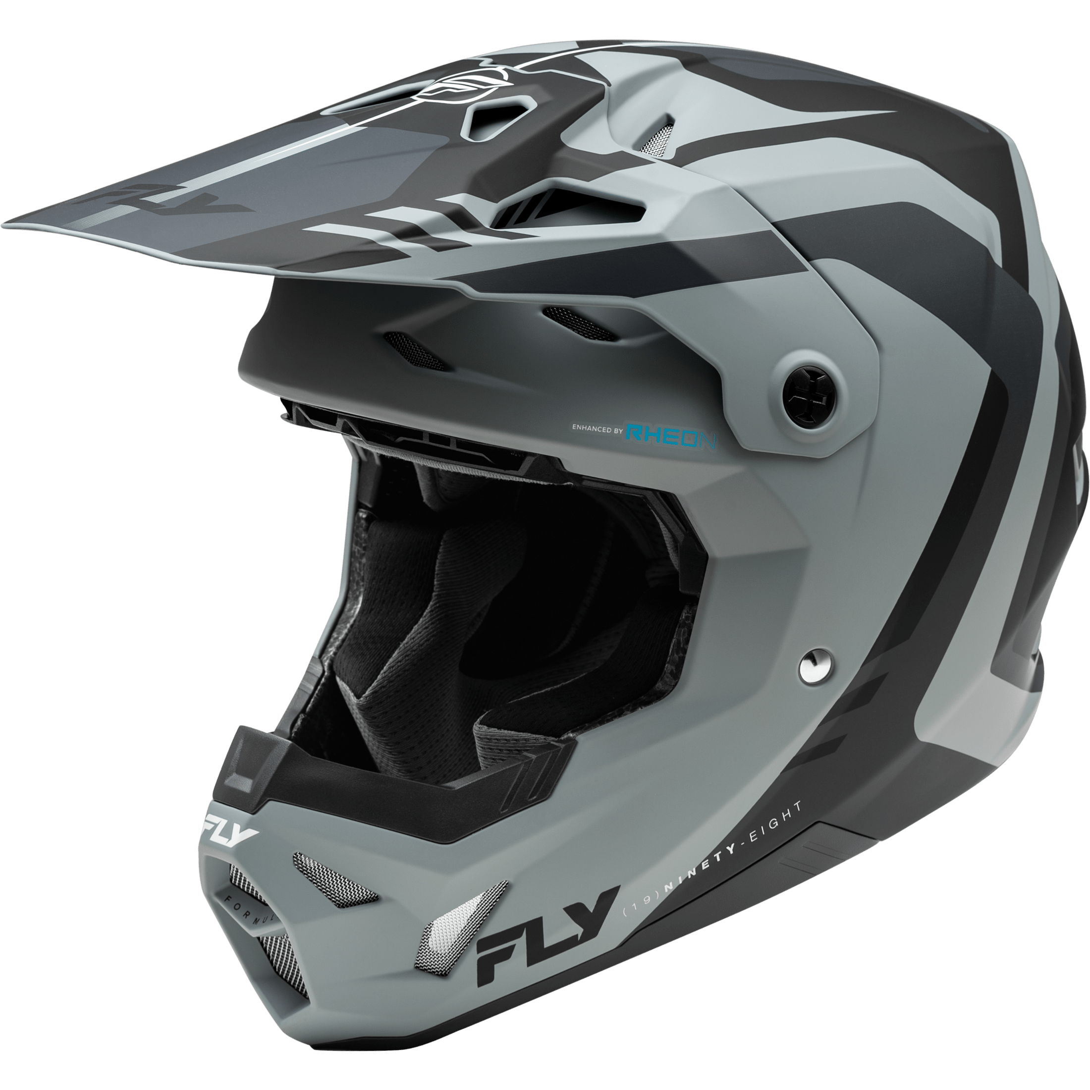 FLY RACING FORMULA CP KRYPTON HELMET MATTE GREY/BLACK SM