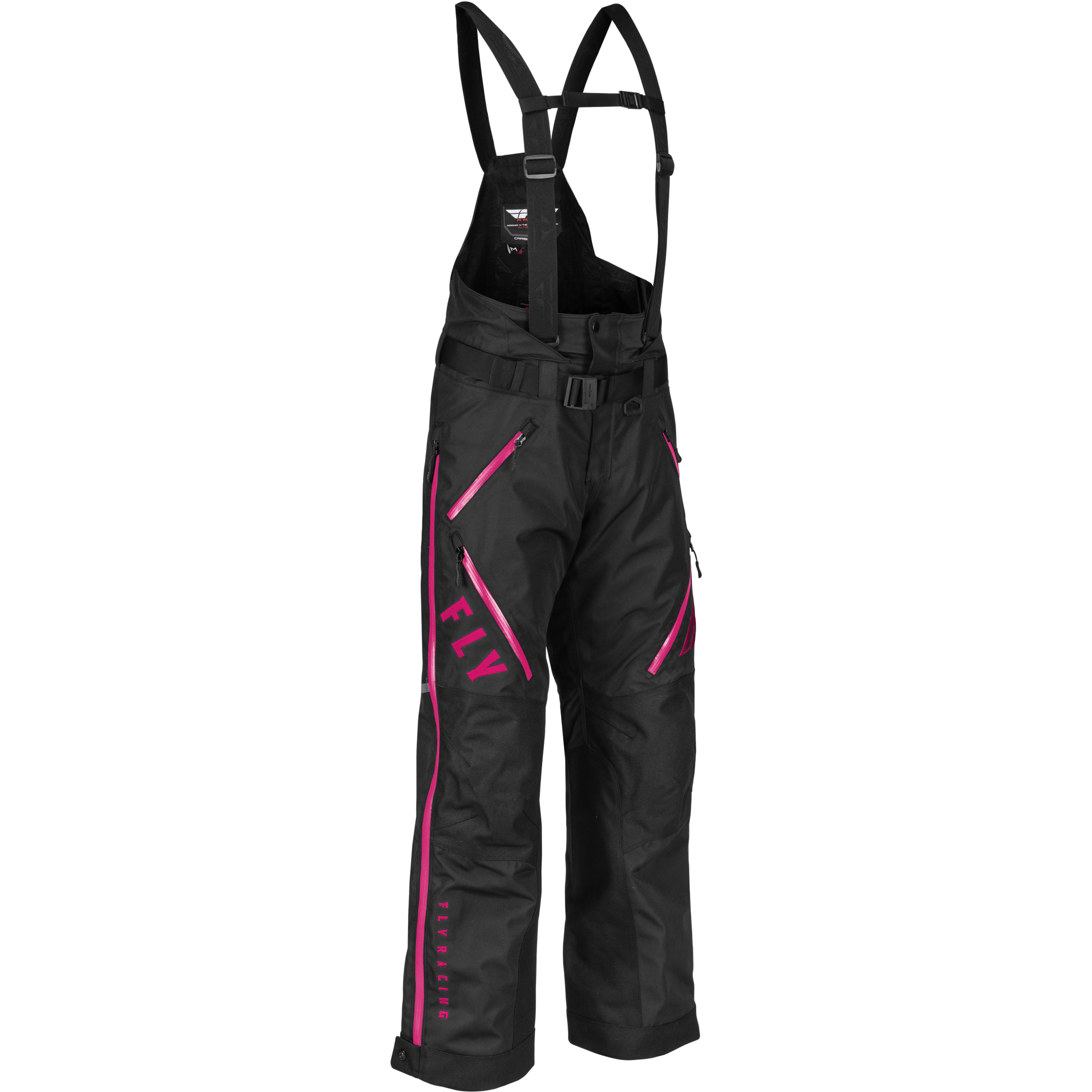 FLY RACING WOMEN'S CARBON BIB BLACK/PINK XS