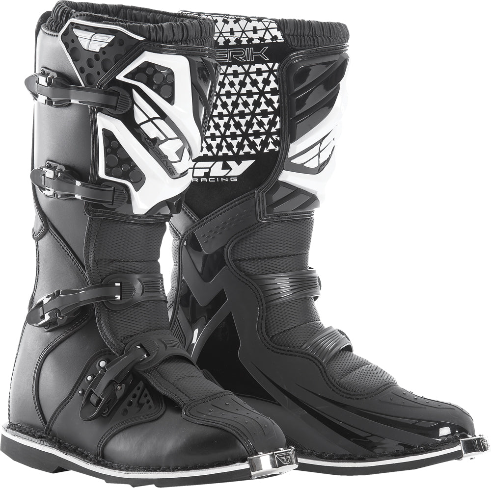 FLY RACING MAVERIK MX BOOTS BLACK SZ Y13