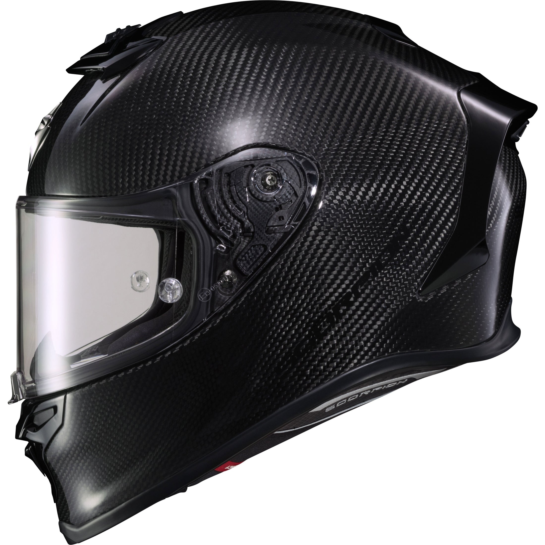 SCORPION EXO EXO-R1 AIR FULL FACE HELMET CARBON GLOSS BLACK LG