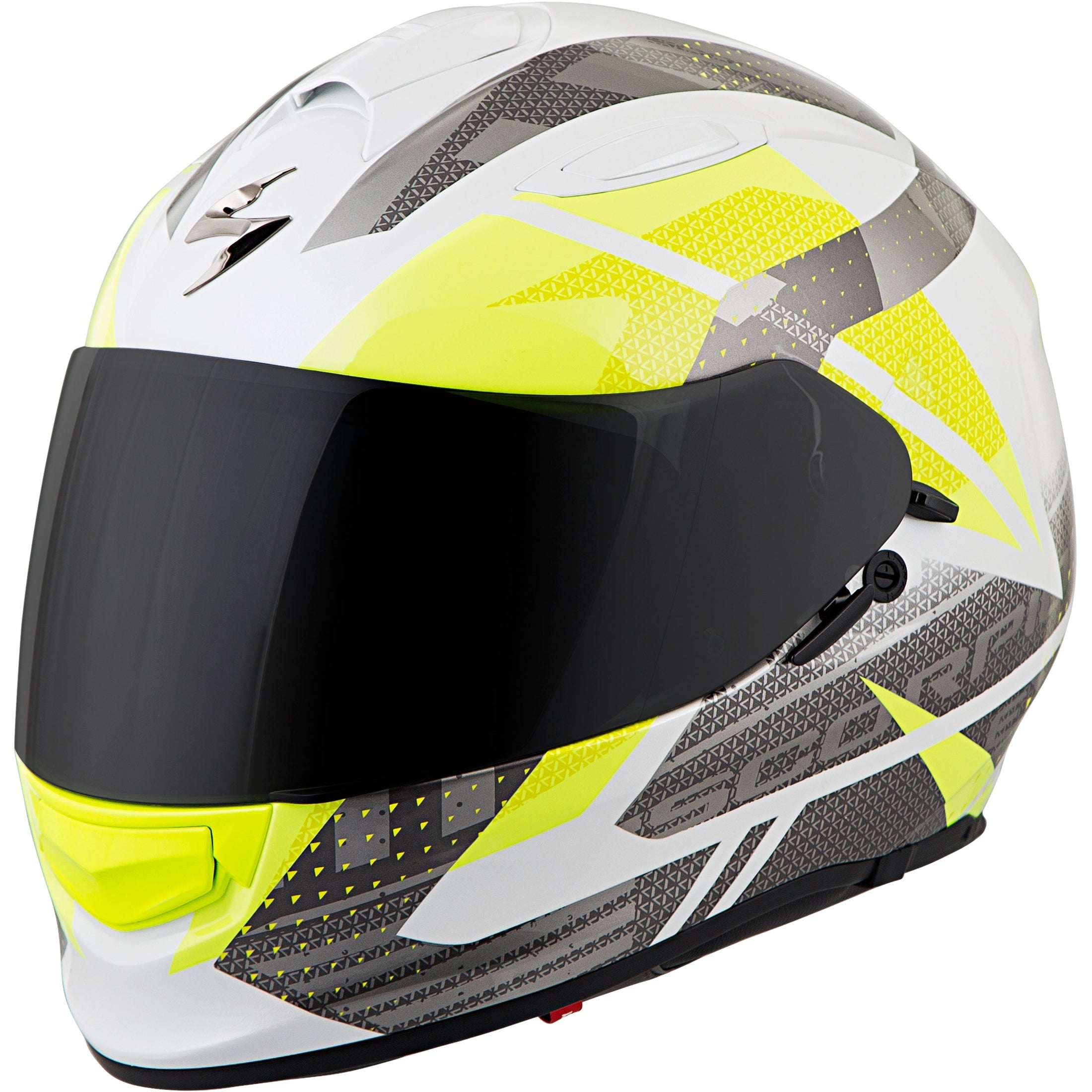 SCORPION EXO EXO-T510 FULL-FACE HELMET FURY WHITE/SILVER SM