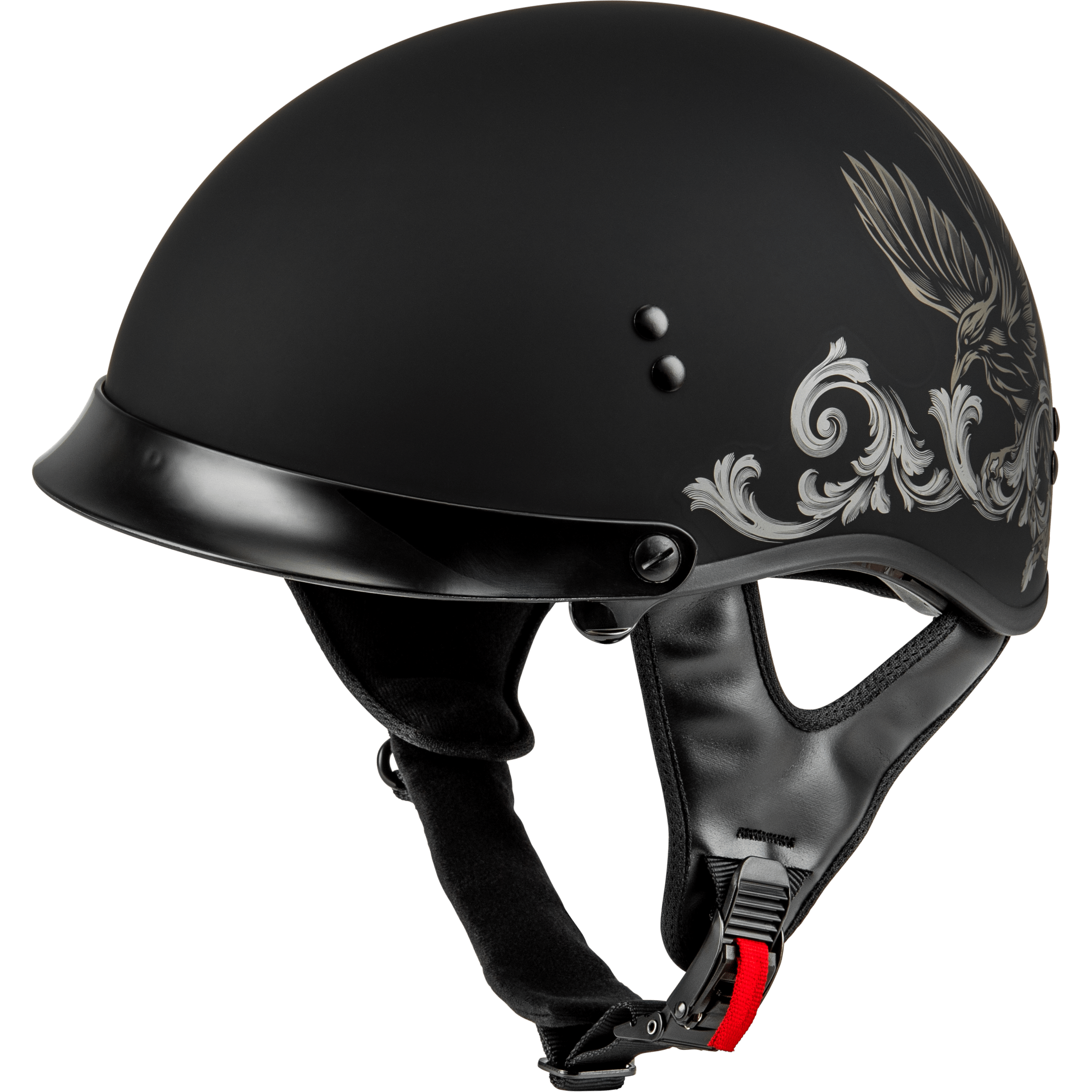 GMAX HH-65 CORVUS HELMET W/ PEAK MATTE BLACK/TAN LG
