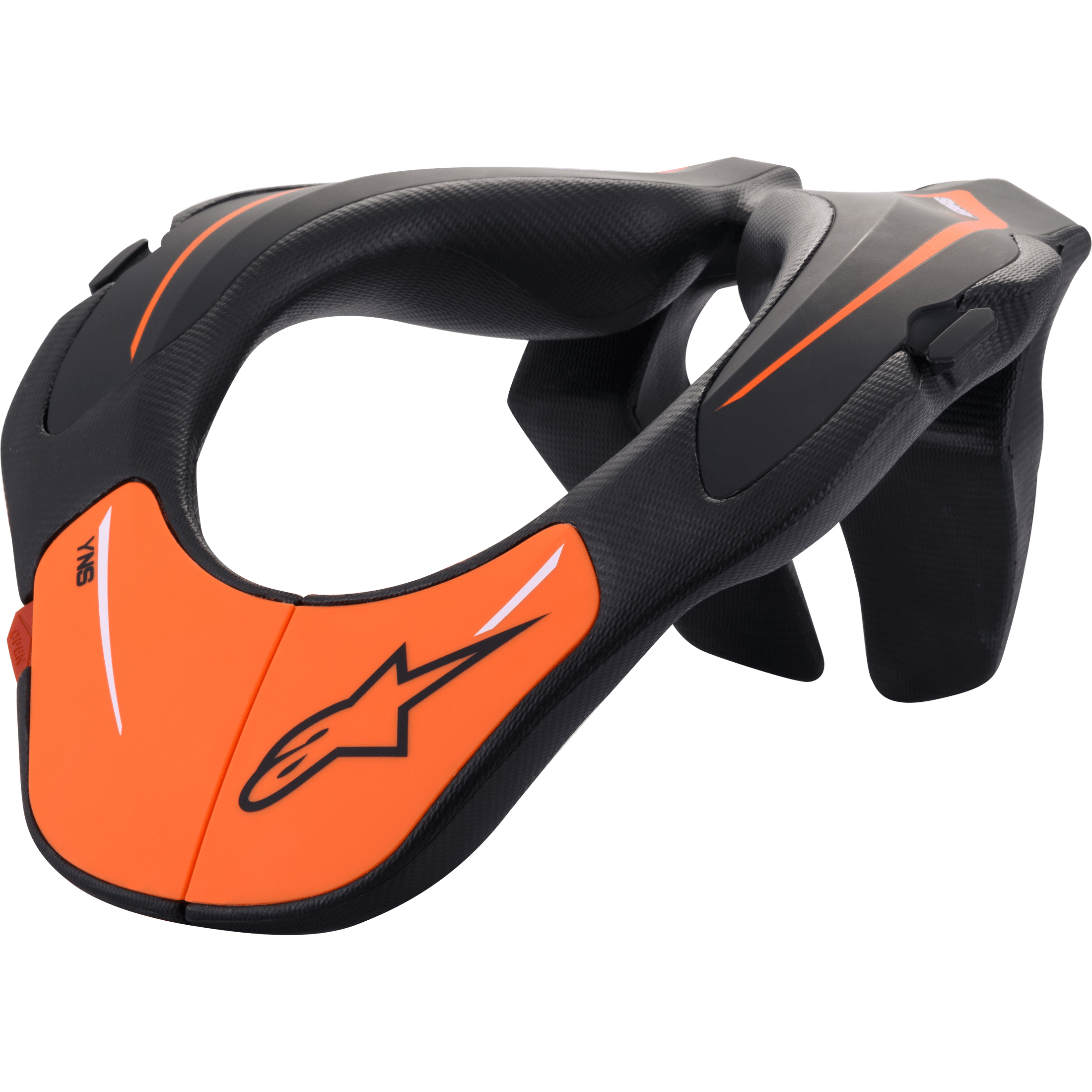 ALPINESTARS YOUTH NECK SUPPORT BLACK/ORANGE