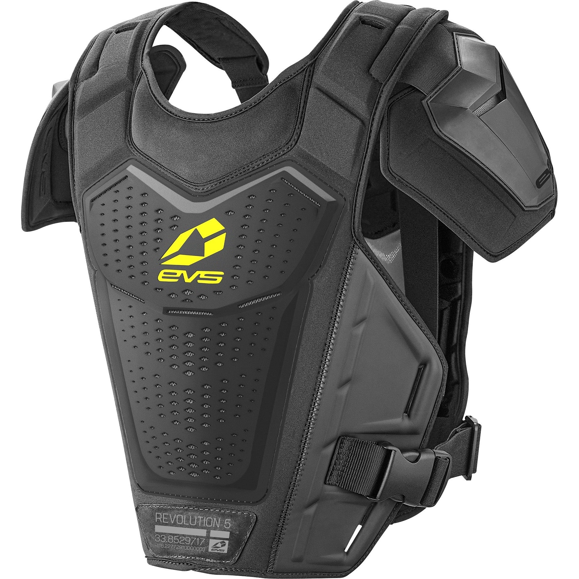 EVS REVO 5 ROOST GUARD BLACK LG/XL