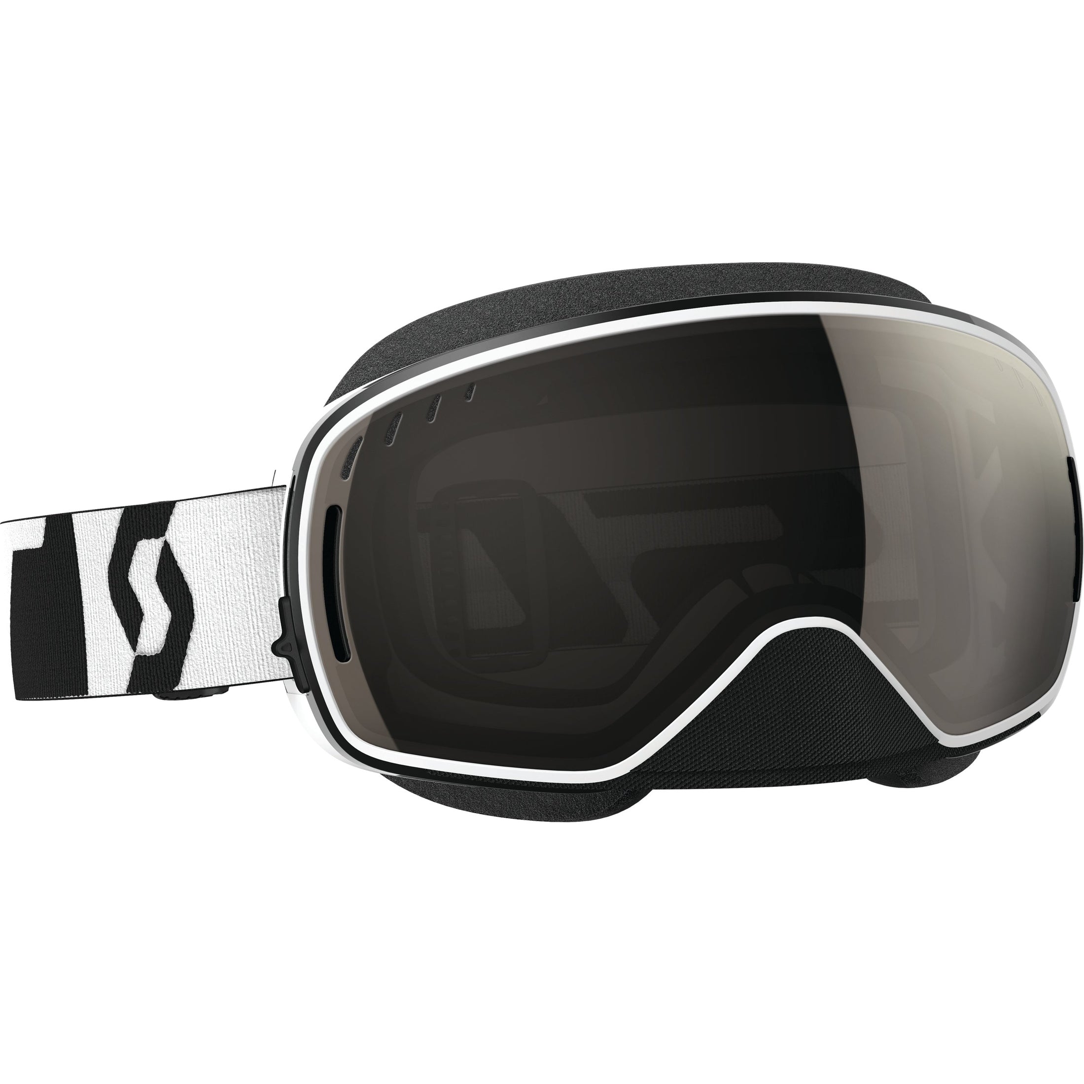 SCOTT LCG SNO-X GOGGLE BLACK/WHITE W/ILLUMINATOR BLUE LENSES