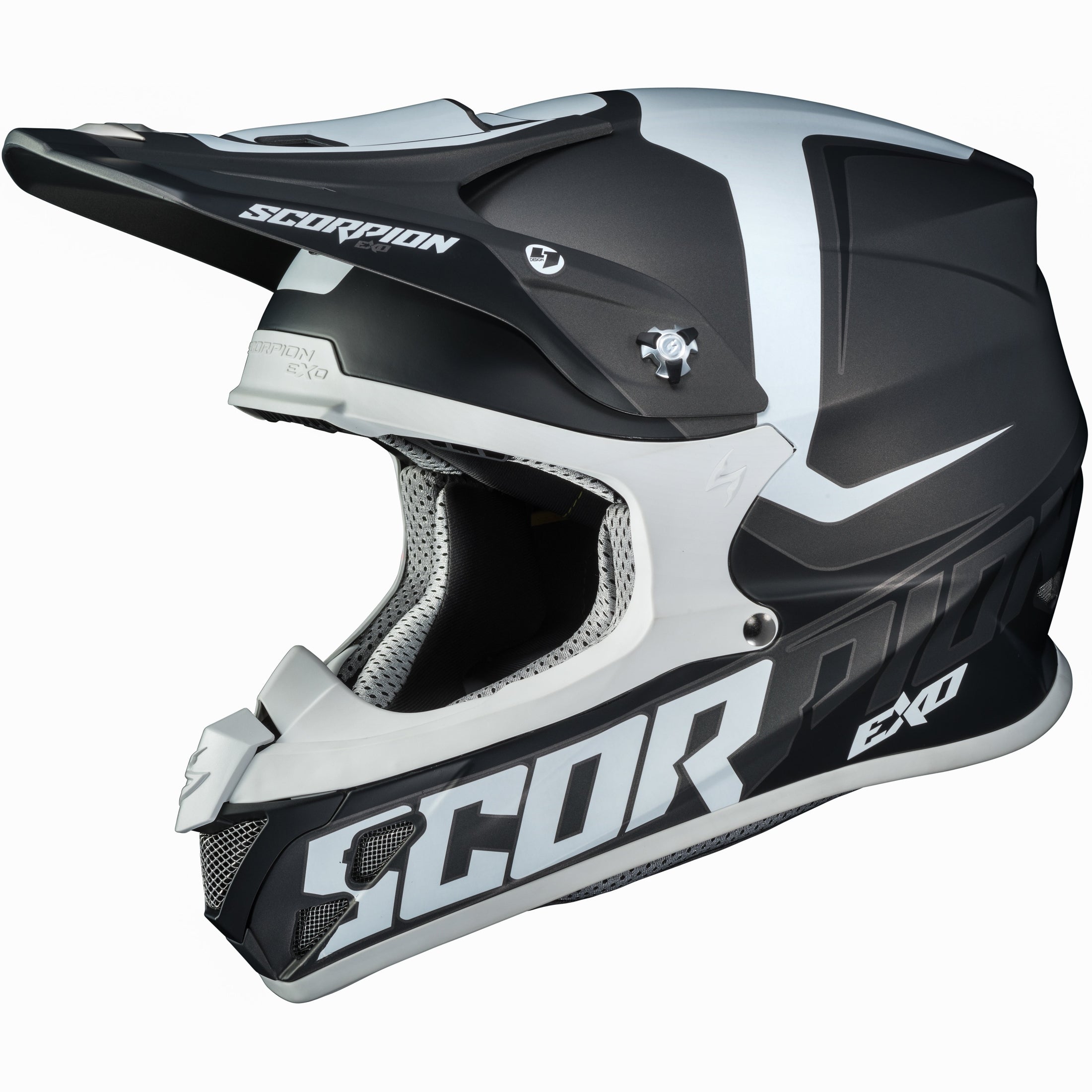 SCORPION EXO VX-R70 OFF-ROAD HELMET OZARK DARK GREY/WHITE SM