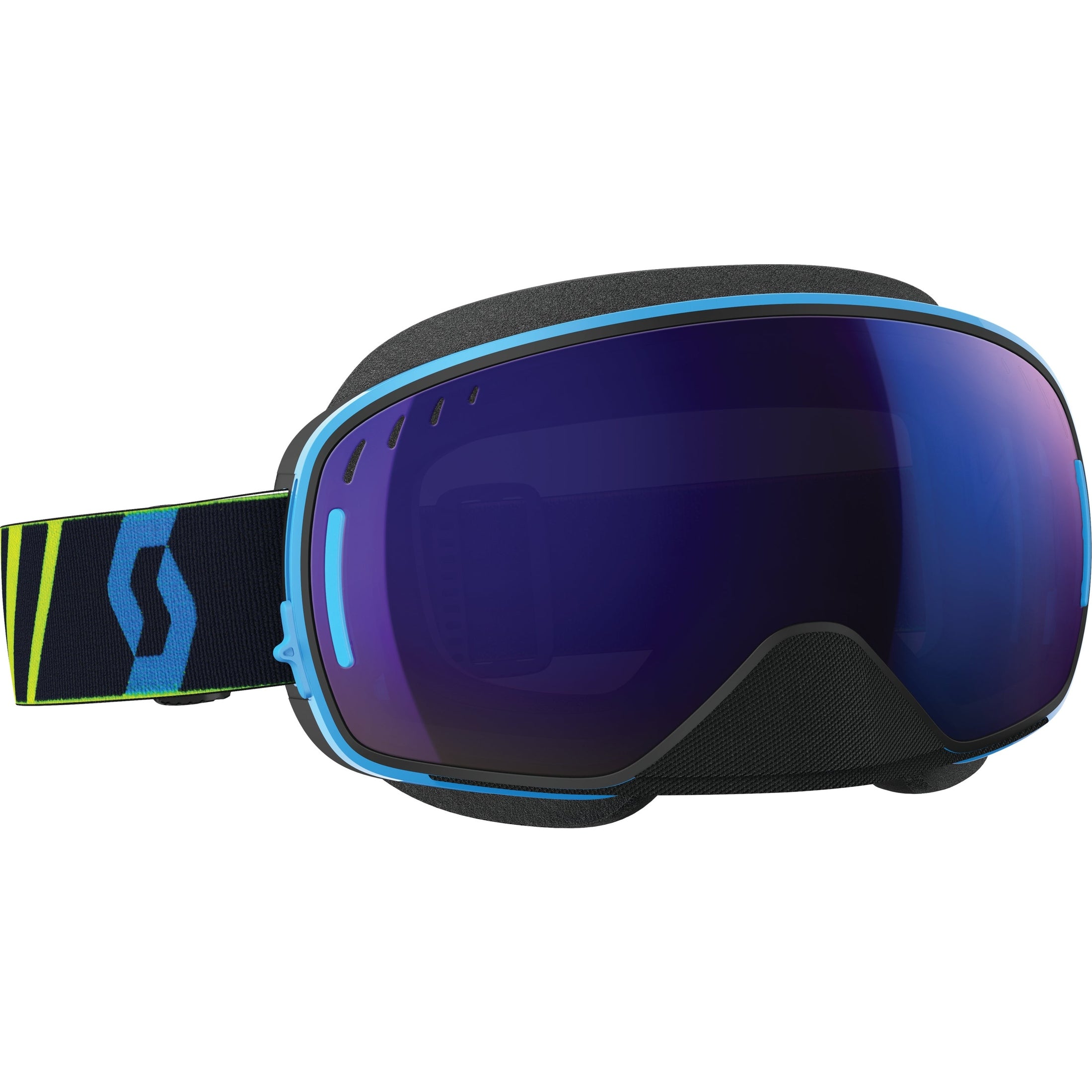 SCOTT LCG SNO-X GOGGLE BLUE/YELLOW W/ILLUMINATOR RED LENSES
