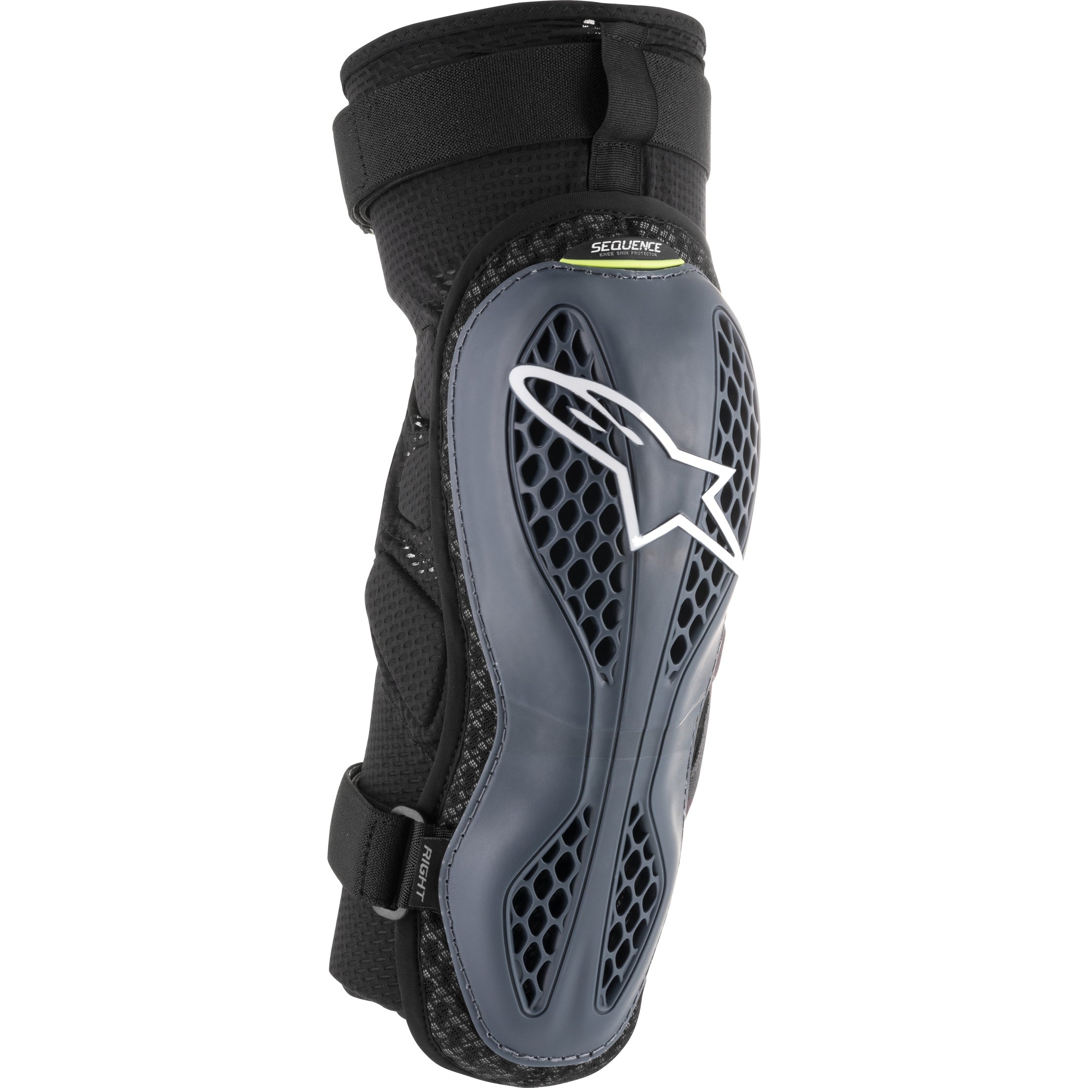 ALPINESTARS SEQUENCE KNEE PROTECTORS ANTHRACITE/YELLOW SM/MD