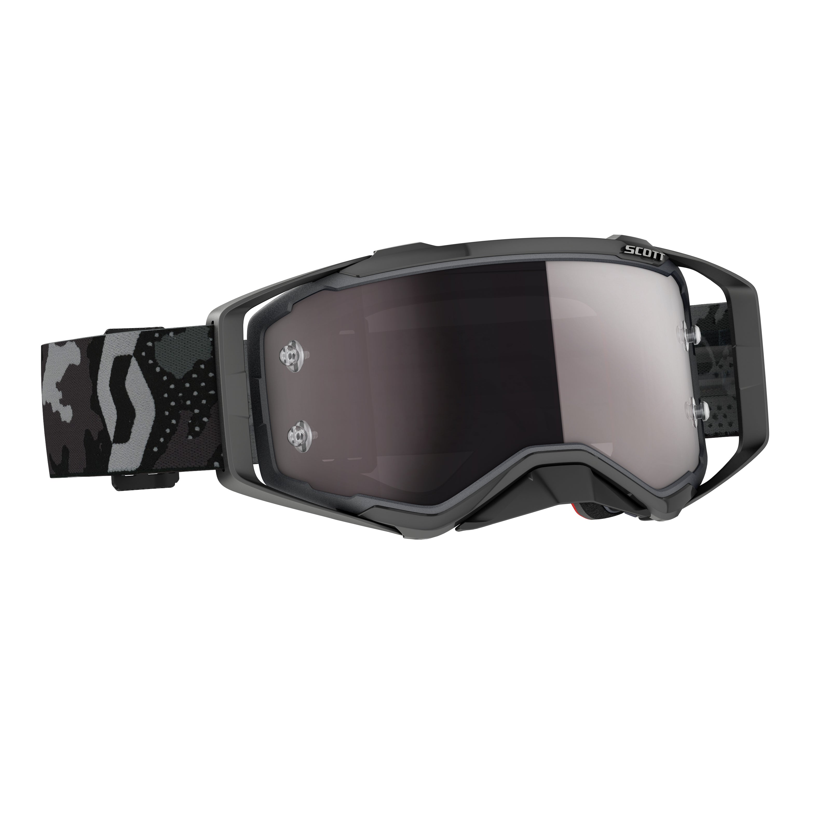 SCOTT PROSPECT GOGGLE DARK GREY/ BLK W/SILVER CHROME WORKS