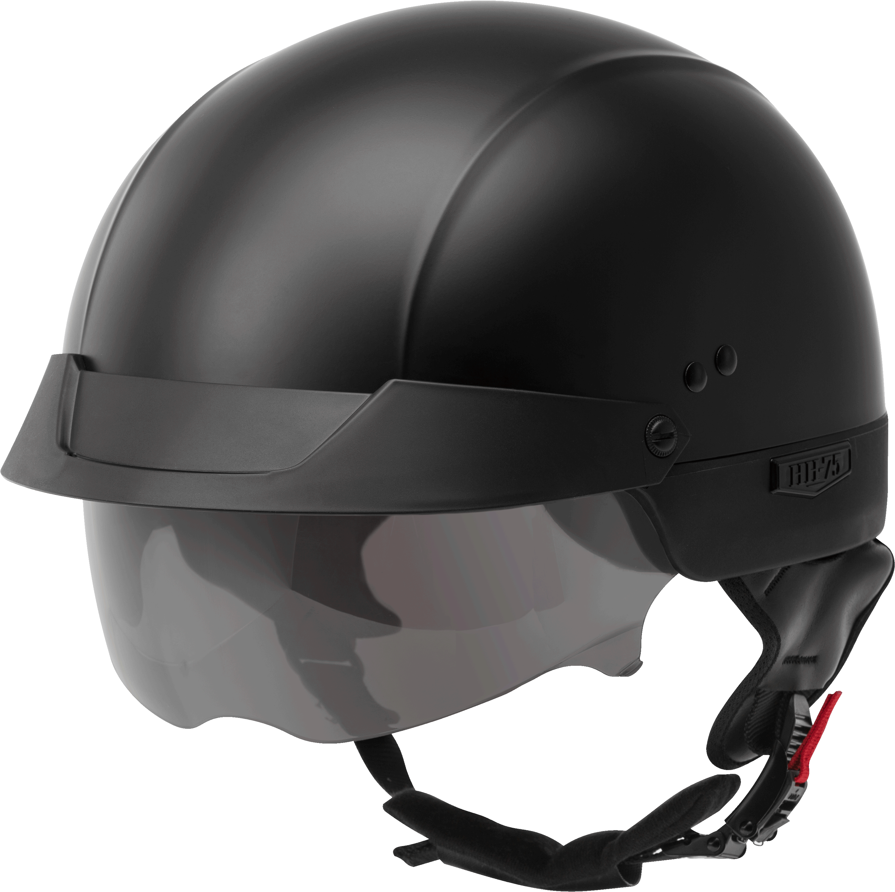 GMAX HH-75 HALF HELMET MATTE BLACK SM