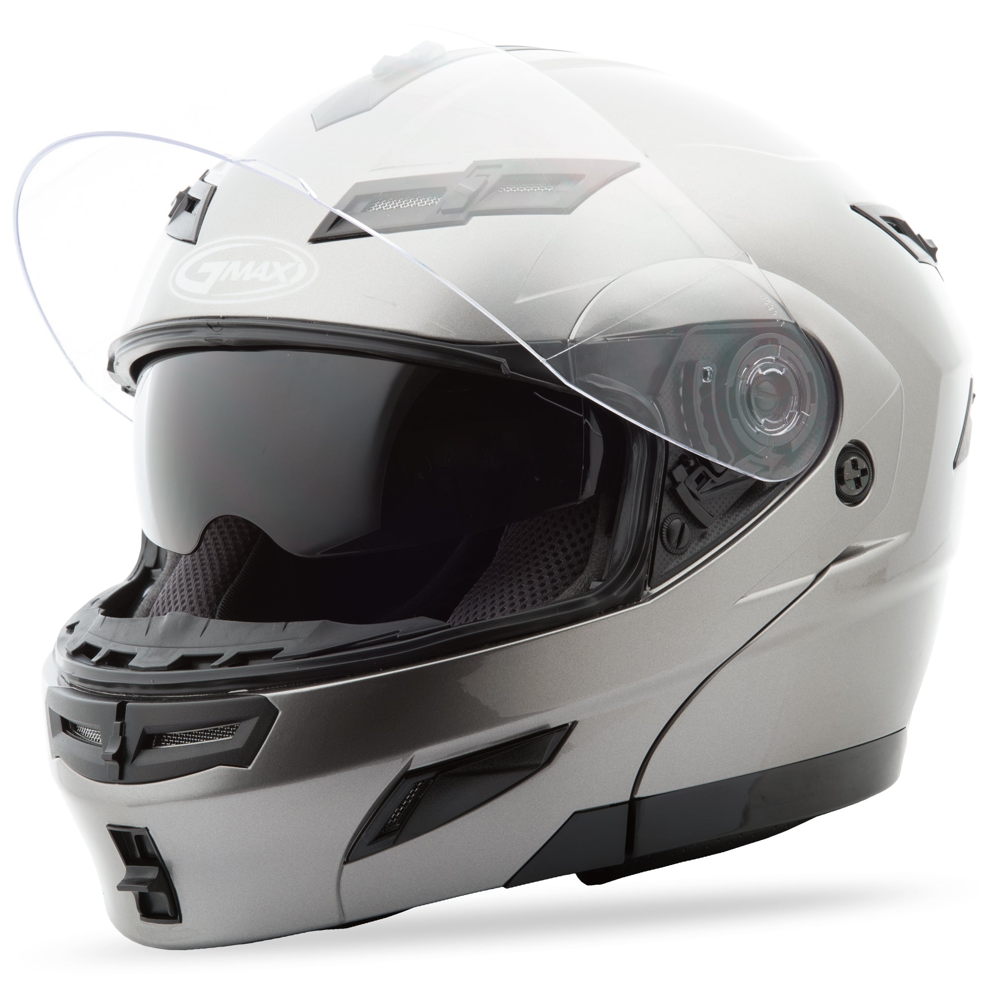 GMAX GM-54 MODULAR HELMET TITANIUM LG