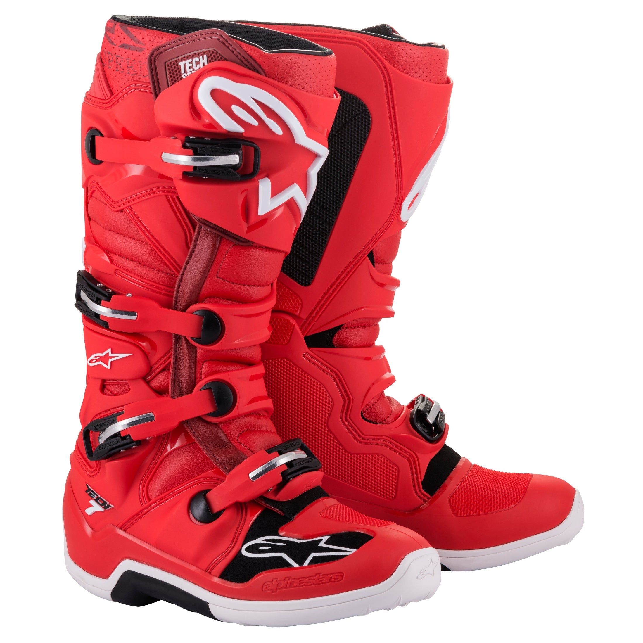 ALPINESTARS TECH 7 BOOTS RED SZ 16