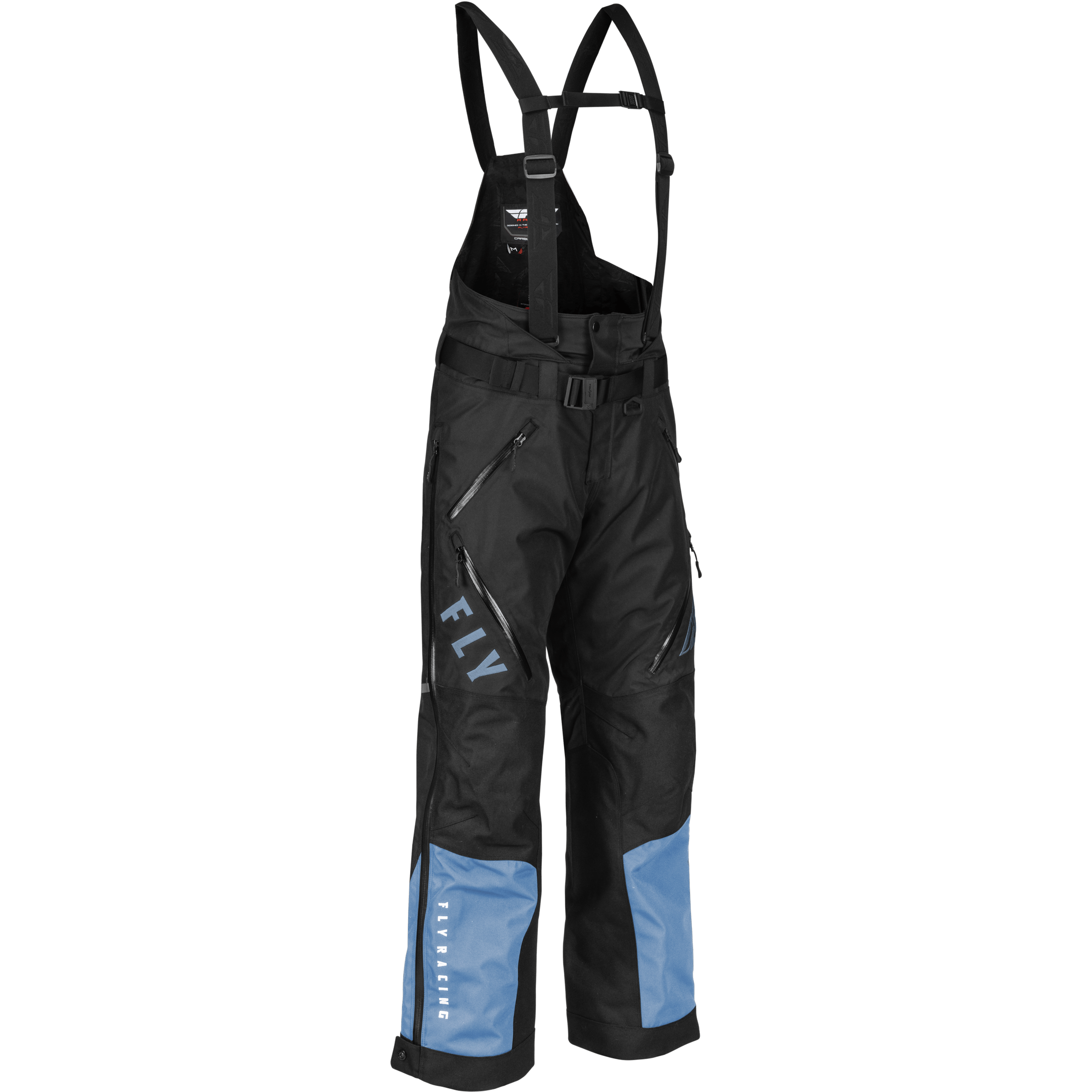 FLY RACING WOMEN'S CARBON BIB BLACK/BLUE LG