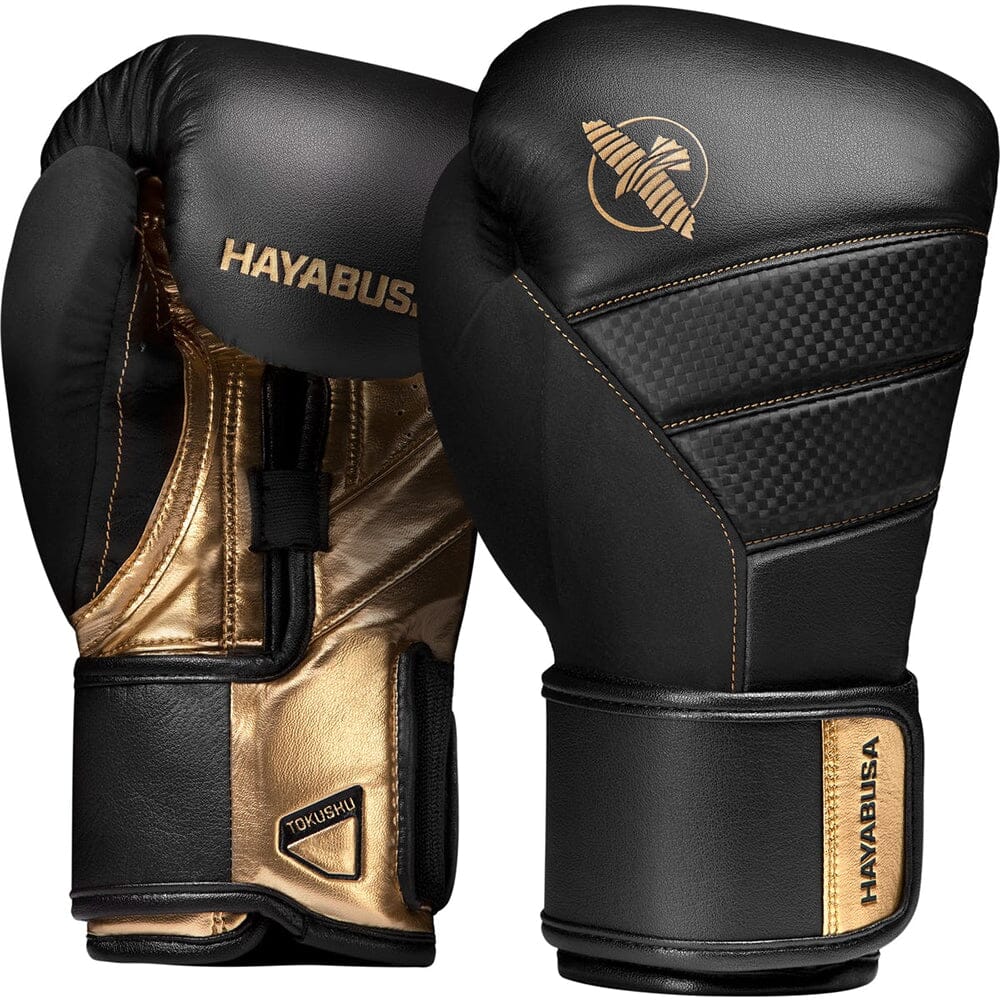 Boxing Gloves Hayabusa T3 Black Gold - 18 OZ