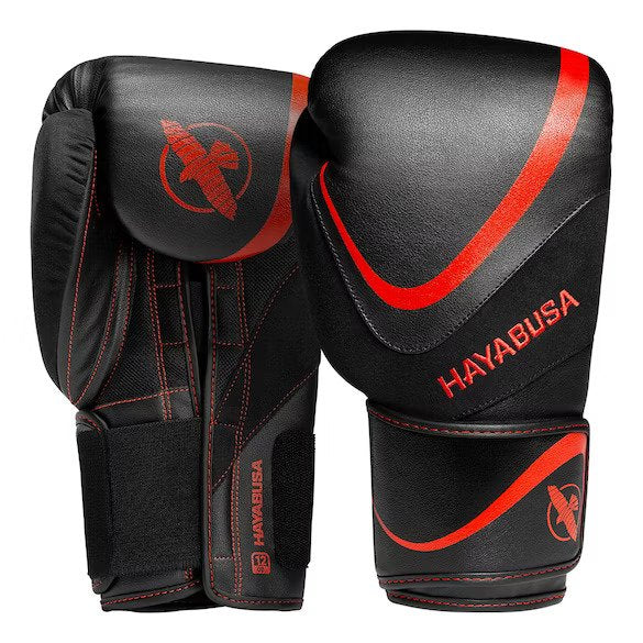 Boxing Gloves Hayabusa H5 Black Red - 10 OZ
